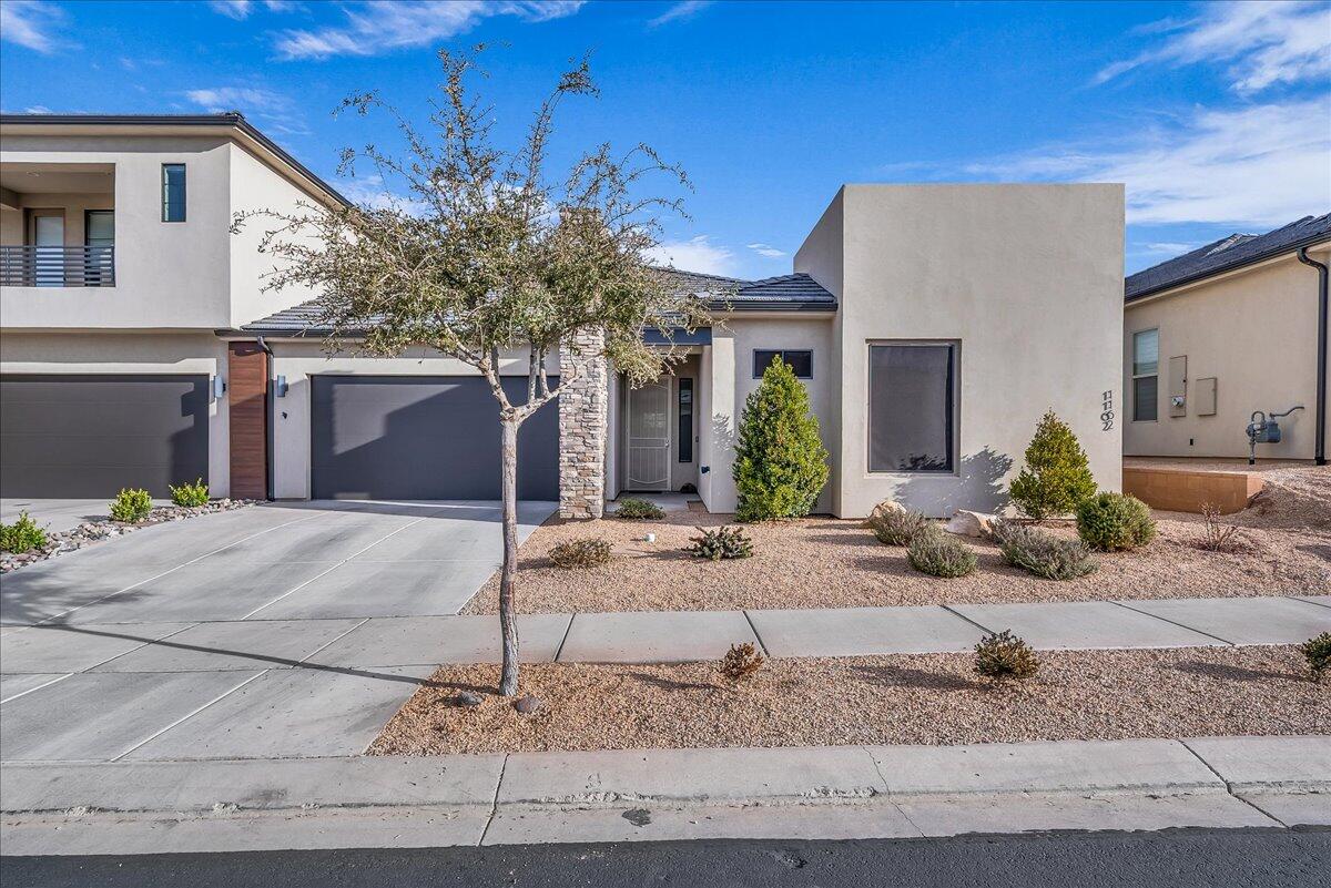 Seller is offering $5000.00 towards interest rate buy down!!! Discover the most popular twin home model in this 55+ community. The spacious 1,681-square-foot floor plan offers energy efficiency, style, and comfort, and has been meticulously maintained by the seller. Work from home in the flex room. Upgraded carpeting. Lots of storage in the garage with installed shelving and extra space in front of vehicles. Soft water system included. The laundry room has lots of cabinets for even more storage. The master bathroom has a walk-in shower, upgraded mirrors, and a solar tube for natural lighting during the day. Solar screens on the front windows regulate temperatures during the summer. The beautiful security screen door provides airflow during the day.