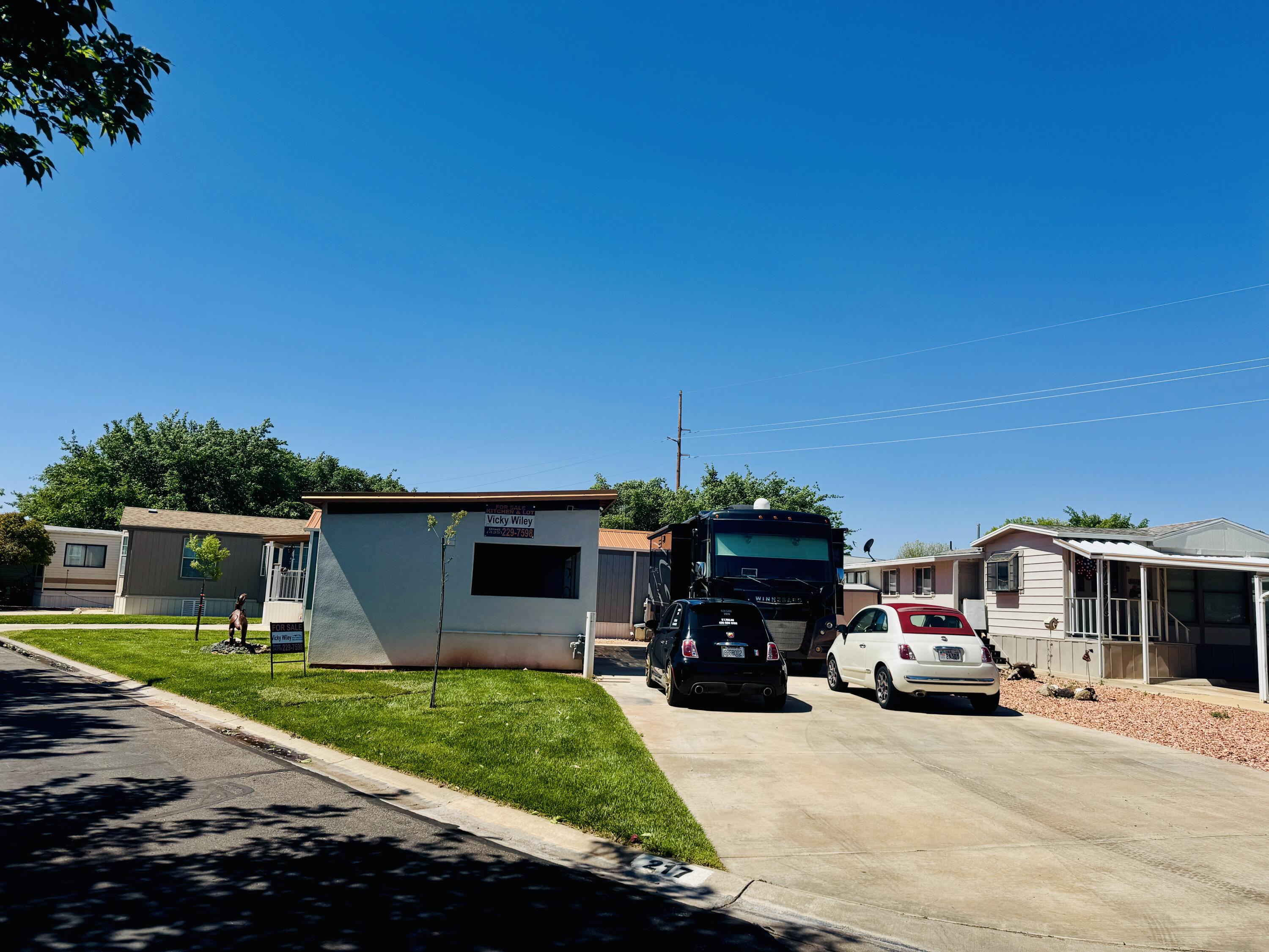 Take a look at this property. It is a one of a kind. The lot is extremely large to accommodate your big RV. Behold the OUTDOOR KITCHEN. Enjoy the Comfy Furniture, watch football, and feast on your delicious food that you have prepared. There is a 5 Burner Barbecue, 2 Burner Broiler, and a large Grill. You can accommodate a lot of guest/family easily. Don't miss out. 55+ Community. Buyer to verify all information.