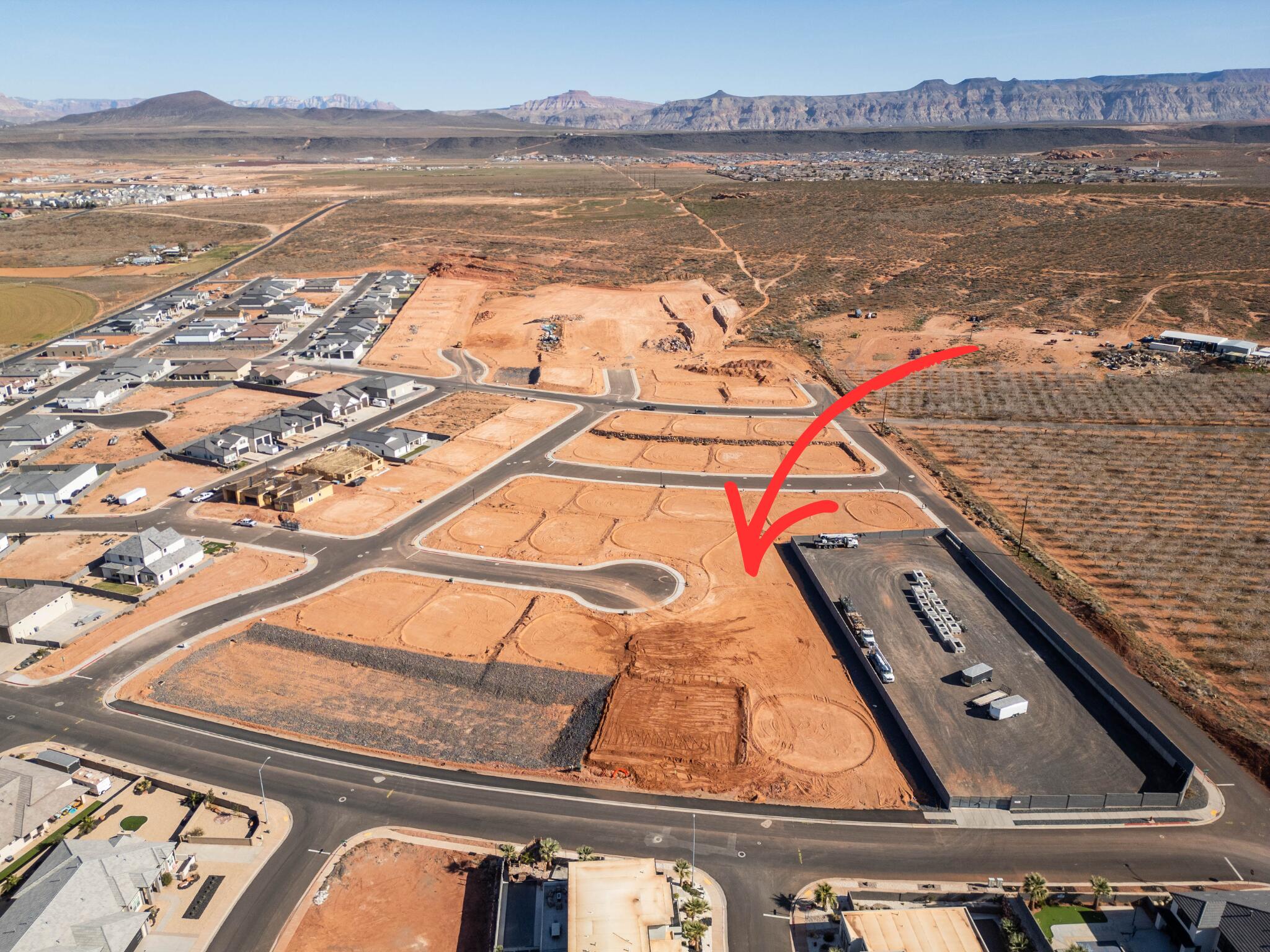 Subdivided lot in a new section of Sand Hollow Village subdivision. No HOA and on Dixie Power. Bring your builder and build the home of your dreams!