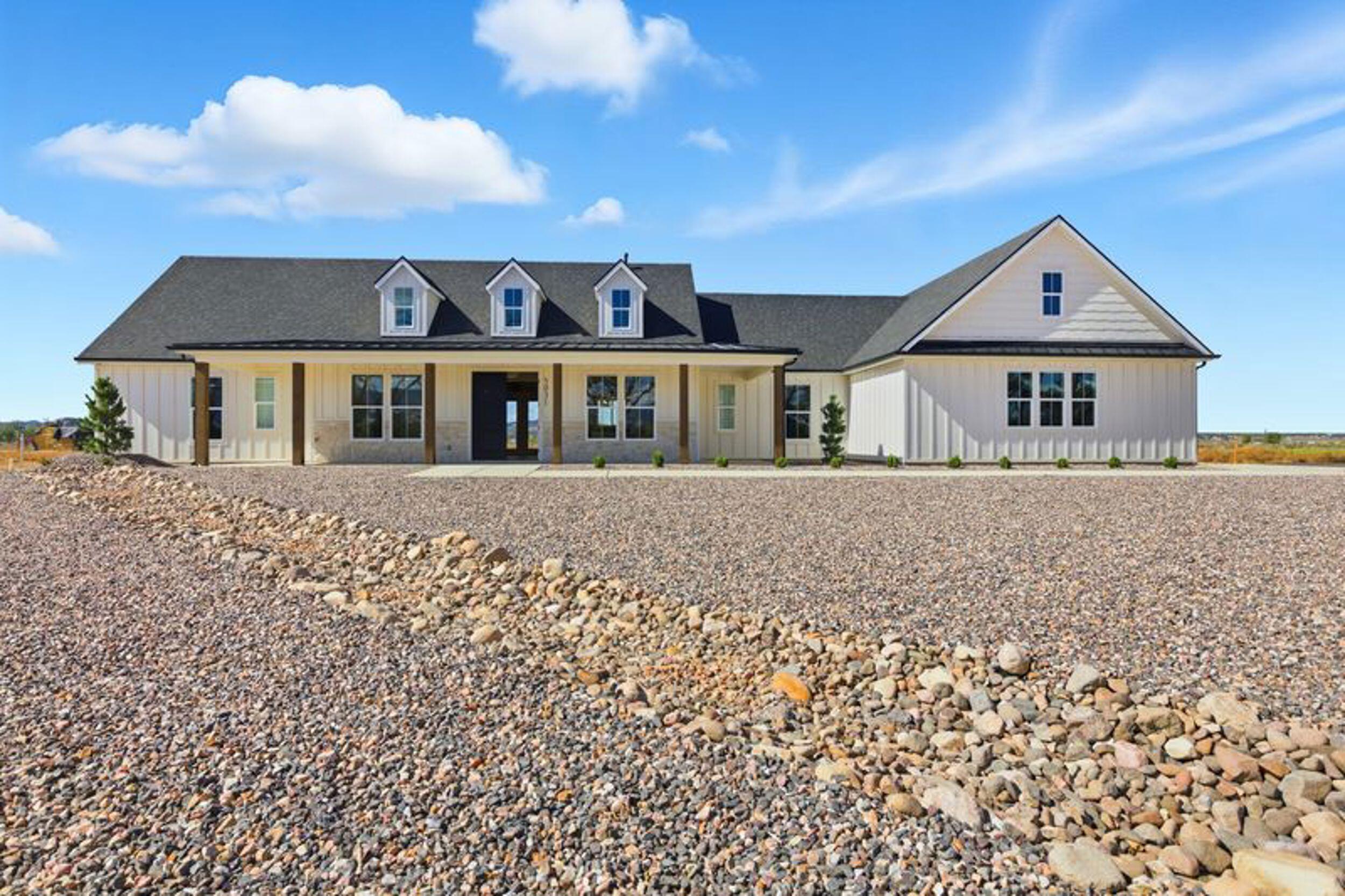 Welcome to the perfect blend of space, style, and serenity! This to-be-built home offers the flexibility of 4 bedrooms plus a dedicated office--or a true 5-bedroom layout--on a sprawling 5+ acre lot. With two thoughtfully designed floor plans to choose from, buyers can personalize their dream home to match their lifestyle. Inside, you'll find a spacious layout featuring a formal dining room, large entryway, and a beautifully designed kitchen complete with a walk-in pantry, generous countertop space, and a functional mudroom for everyday convenience. The oversized 3-car garage adds room for toys, tools, or extra storage. Whether you're looking for peaceful country living or room to grow and entertain, this home delivers comfort, flexibility, and opportunity--all in one package.