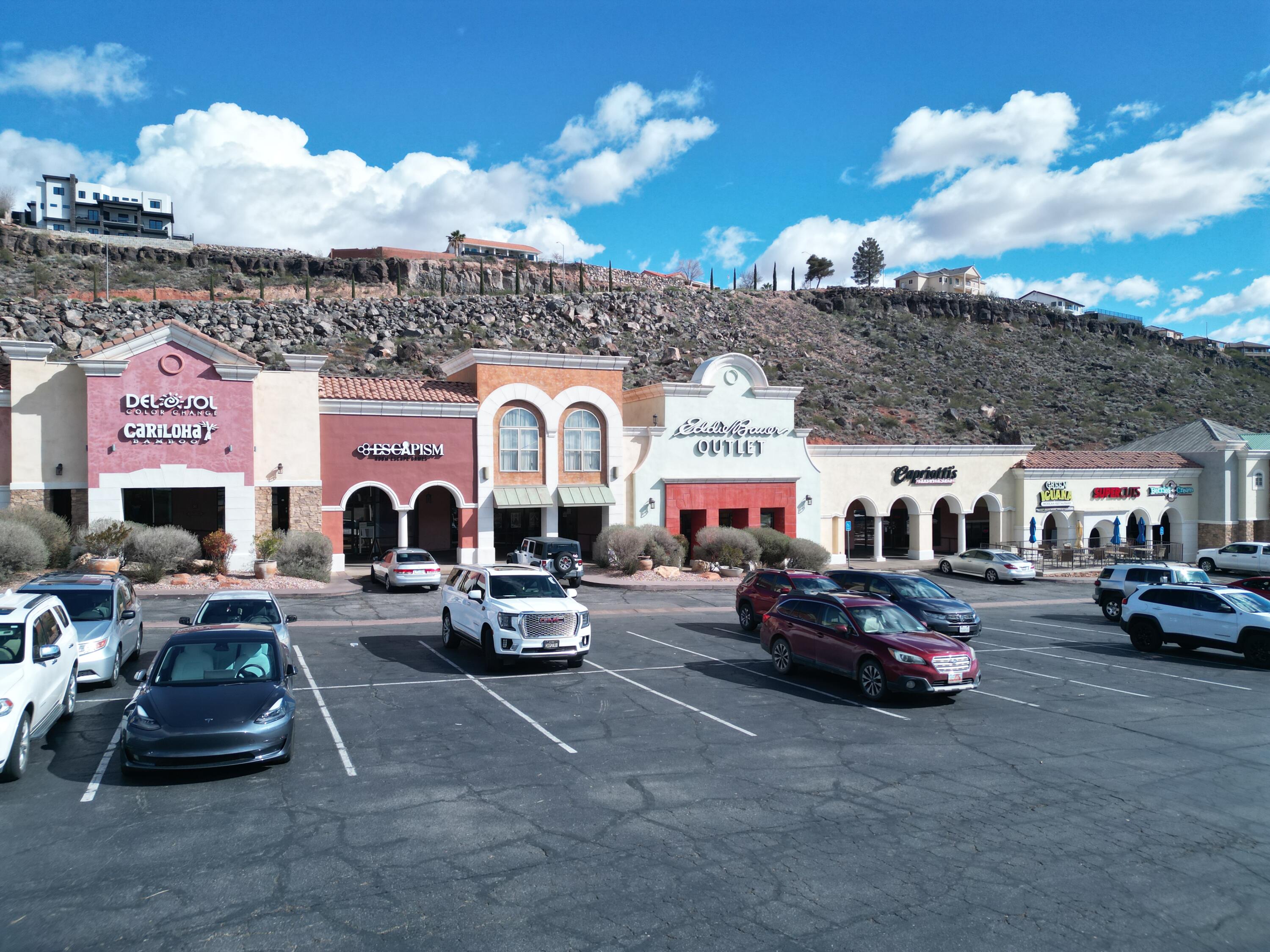 Located at The Shoppes at Zion, this ±6741 SF space offers an exceptional opportunity for retail  in the heart of town. Positioned with instant Interstate 15 access, the center benefits from heavy local and tourist traffic, making it an ideal location for a high-visibility, high-demand use. With its prime location, accessibility, and surrounding demand, this is a perfect retail space in one of the area's most active commercial corridors. Pricing to be determined. Contact us for more information  Listing information deemed reliable. Buyer to verify.
