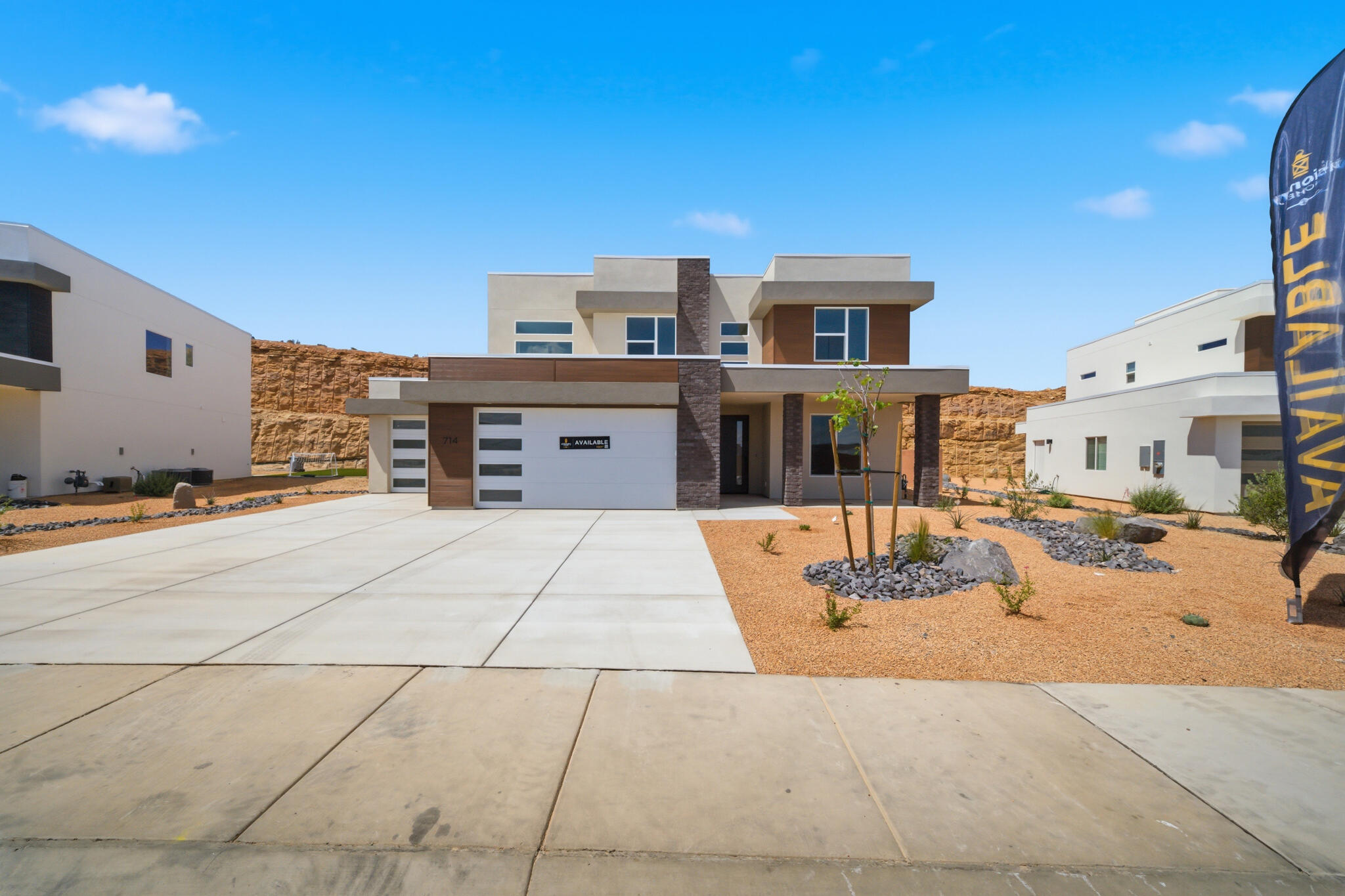 Experience elevated desert living in this stunning Anasazi floor plan located in the quiet, serene, sought after Divario community. Enjoy sweeping city views and ultimate privacy with no future building behind your home, creating a serene backdrop that truly one of a kind. The oversized 3 car garage plus additional side parking offer exceptional space for all your vehicles and toys. With a home layout that blends comfort, functionality, and breathtaking surroundings in a cul de sac with low traffic what's not to love about this home. All Visionary Homes are built with 2x6 framing and R-50/R-19 insulation for extra heat-cooling efficiency. Call Shannon and ASK ABOUT OUR PREFERRED LENDER INCENTIVE and schedule your private showing today.
