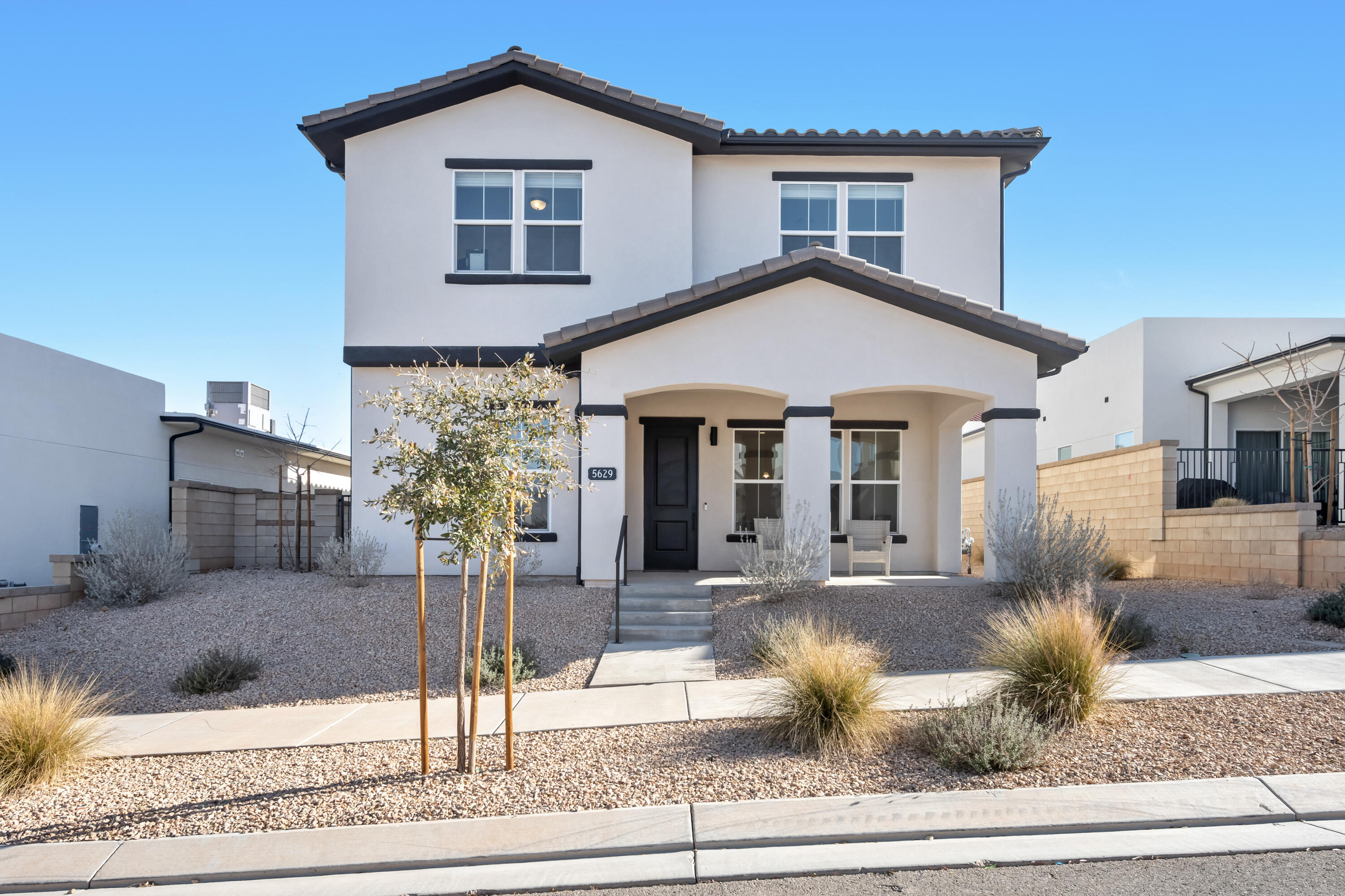 Welcome to life in the highly desirable Desert Color community. Built in 2022, this beautifully designed home offers 4 bedrooms plus a dedicated office, 2.5 bathrooms, and a layout that balances modern style with everyday livability.

Inside, you will find thoughtfully selected upgrades and clean, contemporary finishes that create a bright and inviting atmosphere. The open living spaces are both functional and comfortable, ideal for gathering, entertaining, or simply relaxing at home.

A standout feature is the private, gated side yard, perfect for outdoor enjoyment, hosting friends, or creating your own retreat.

Living in Desert Color means access to resort-style amenities including a lagoon, pools, hot tubs, pickleball courts, and more, bringing a vacation-like lifestyle right to your doorstep.

This home offers both comfort and convenience in one of the area's most sought-after communities.