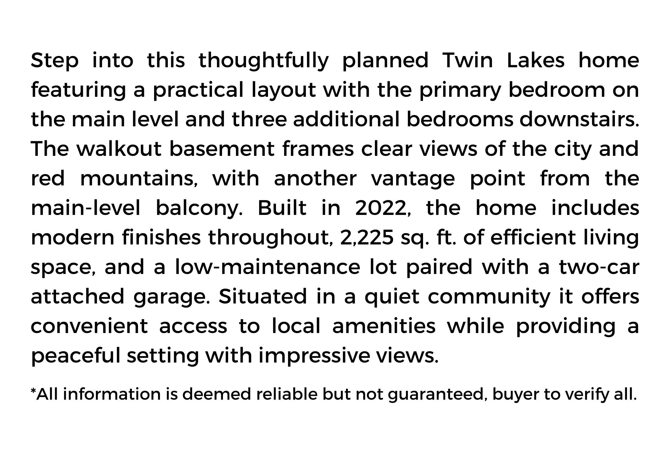 TWIN LAKE RESORT - Residential