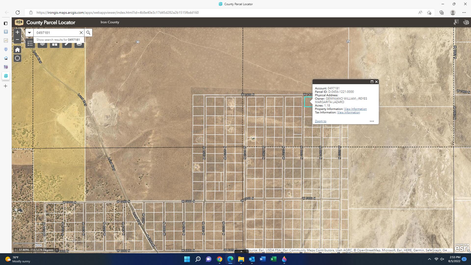 1.18 Acre lot in Cedar Valley Acres, quiet location for those looking to get away! Views in all directions! No utilities to lot. Seller will consider seller finance. Present all offers!!!