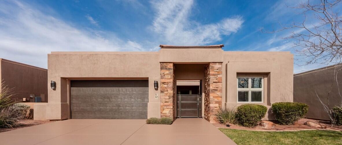 'Modern Luxury in Gated Entrada Country Club' 

Updated, Rare 5 Bed/Private Casita + 4 Bath'

Beautifully updated and move-in ready, this rare 5-bedroom (incl casita), 4-bath residence offers 2,900+ sq. ft. of refined living space within the prestigious gated/secure private community of Entrada.

Designed for both comfortable daily living and effortless entertaining, the flexible floor plan features a spacious main living area plus a separate family/theater room with wet bar--ideal for hosting guests or extended stays, movies and gameday.

The RESIDENCE:
•Kitchen: Thoughtfully upgraded with sleek quartz countertops, premium KitchenAid appliances, and modern finishes in a large space to accommodate multiple chefs!

•Versatile Layout: Features both a sophisticated main living area and a secondary family/theater room equipped with a wet bar.

•Private Casita: A separate-entry retreat featuring a kitchenette, offering comfort and autonomy for visitors with its own heating/cooling.

•Painting/Lighting/Ceiling Fans/Blinds: fresh interior and exterior paint, updated lighting, ceiling fans, lovely window treatments/blinds, and refined architectural details throughout that lean into a light, contemporary feeling. Solid, high-quality doors.

OUTDOOR & LIFESTYLE:
Transition seamlessly to the outdoors via the private gated courtyard (charming, new custom gate), or the north-facing back patio, positioned to enjoy the St. George climate in comfort. As a 'lock-and-leave' property with HOA-maintained landscaping, you can enjoy the resort lifestyle without the maintenance.

The ENTRADA EXPERIENCE:
Your social membership unlocks a world-class lifestyle: private dining, a state-of-the-art fitness center (currently undergoing exciting enhancements), pools, pickleball, and Reformer Pilates and other fitness classes at no add'l charge.

Rare combination of space, flexibility, low-maintenance living, and gated security in one of Entrada's most desirable settings.
