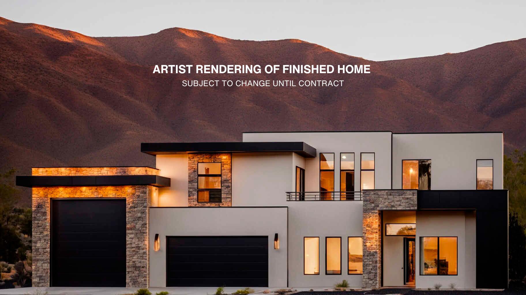 A rare opportunity to personalize the finishing touches of a nearly completed custom luxury home--buyers who act before June 30th may still have the ability to select certain finishes and make it uniquely their own. Built by PSI Construction in Mountain View Estates, Desert Sky Manor offers 6 bedrooms and 5 bathrooms with a thoughtful layout that blends comfort, function, and modern elegance.
The open-concept main level features a light-filled great room, dining area, and chef-inspired kitchen designed for seamless everyday living and entertaining. A dedicated office adds flexibility, while both a main-level ADU and upper-level ADU provide exceptional versatility for guests, multi-generational living, or private retreats.
Expansive windows frame sweeping mountain and desert views, complemented by generous covered patios for year-round outdoor living. An oversized RV garage, abundant storage, and PSI Construction's signature craftsmanship further elevate the home.
Desert Sky Manor delivers luxury, flexibility, and refined Southern Utah living in one exceptional offering.
