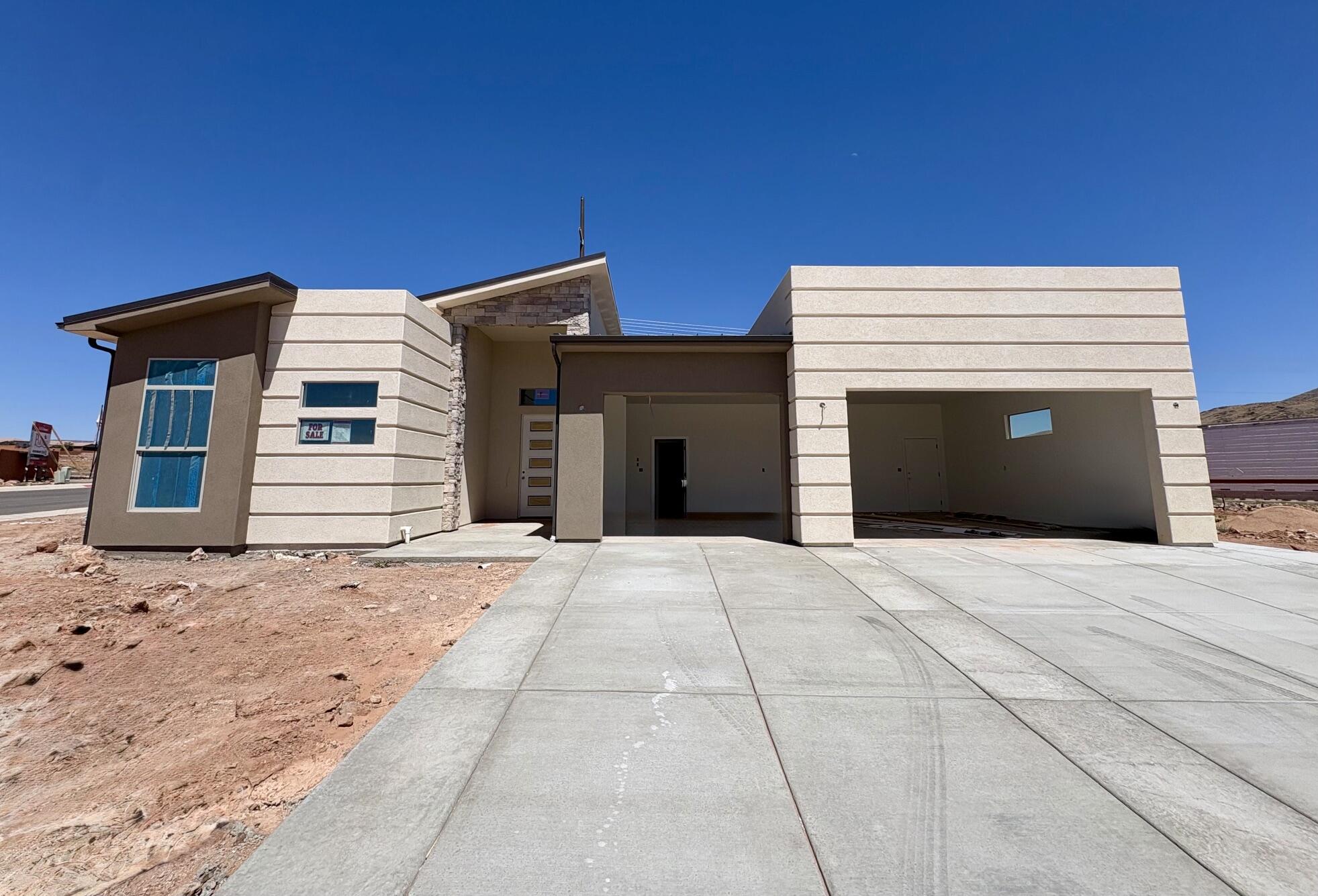 Check out this CASITA plan! This single story home has a total of 2,459 sq ft. The main house has 3 bedrooms and 2 baths with a 3 car garage.  The casita has living area, kitchenette, 1 bedroom, 1 bath with stacked washer/dryer hookups, access casita from main house or exterior covered patio entry. Featured throughout entire home LVP flooring in main living areas, soft close cabinets, quartz countertops throughout, 8' glass front door, tiled tubs and showers, black plumbing fixtures, front and backyard landscaping too! Come by and see the S&S Homes' difference! Call or text to set up a time to view this home!