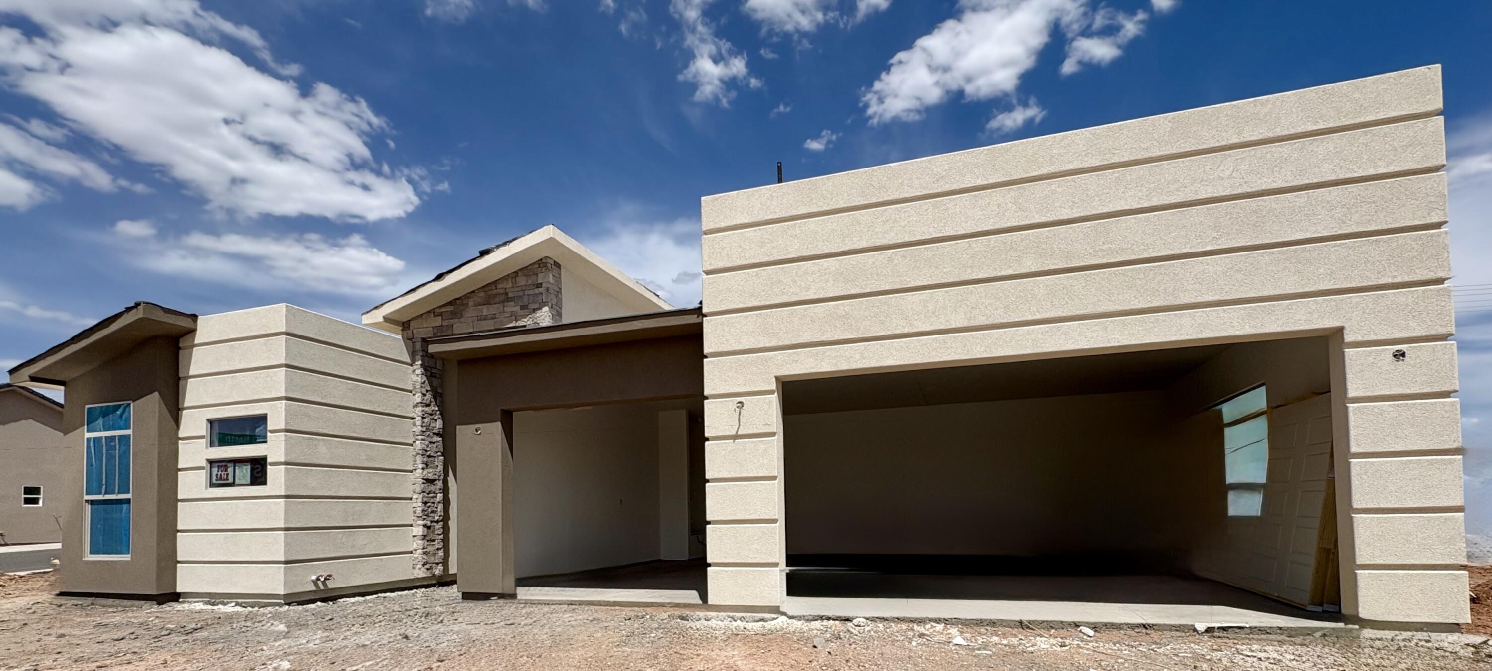 Check out this CASITA plan! This single story home has a total of 2,459 sq ft. The main house has 3 bedrooms and 2 baths with a 3 car garage.  The casita has living area, kitchenette, 1 bedroom, 1 bath with stacked washer/dryer hookups, access casita from main house or exterior covered patio entry. Featured throughout entire home LVP flooring in main living areas, soft close cabinets, quartz countertops throughout, 8' glass front door, tiled tubs and showers, black plumbing fixtures, front and backyard landscaping too! Come by and see the S&S Homes' difference! Call or text to set up a time to view this home!