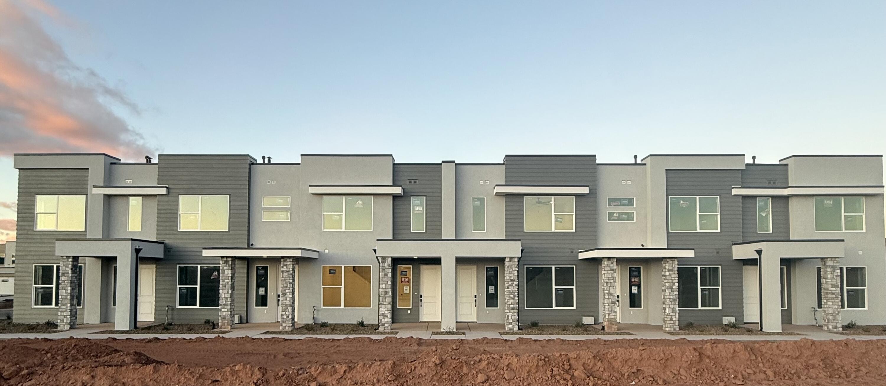 This inviting 3 bedroom, 2.5 bathroom townhome boasts a prime location just moments away from Zion Shores surf park, Warner Valley, and Sand Hollow making it perfect for outdoor enthusiasts and adventure seekers. The spacious living area flows seamlessly into a well-appointed kitchen complete with stainless steel appliances. The generous primary bedroom is complete with an en-suite and walk in closet. Two additional bedrooms provide plenty of space for guests, a home office, or hobbies and they share a stylishly designed full bathroom. A convenient half-bath is located on the main level. Step outside where you can enjoy views of Warner Valley and Pine Valley.