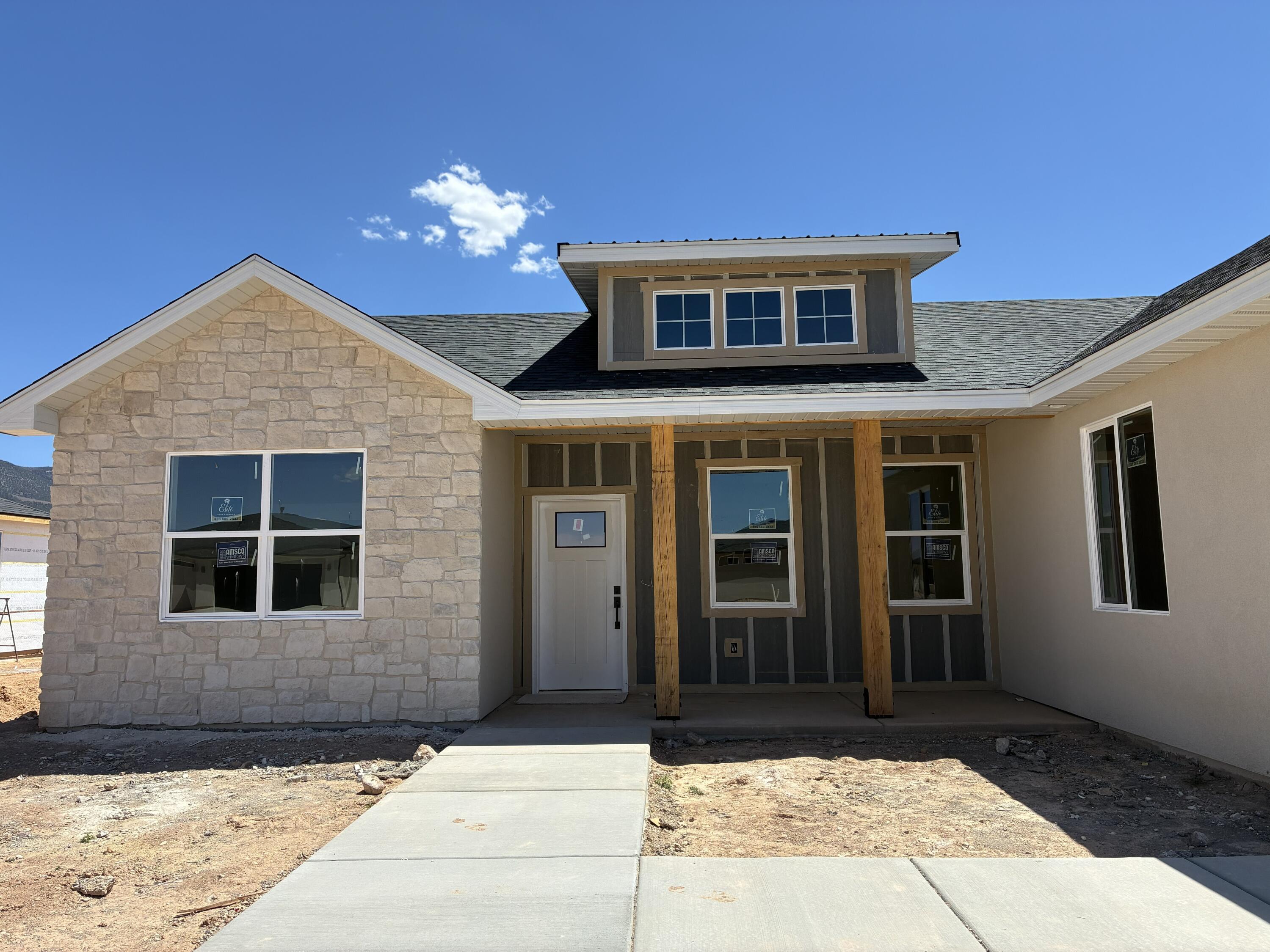 Step into this beautifully crafted new construction home featuring 3 bedrooms, 2 bathrooms, and a 3-car garage--perfect for vehicles, storage, or hobbies. The open-concept layout is ideal for both everyday living and entertaining, highlighted by elegant granite countertops, a well-appointed kitchen with a hidden walk-in pantry, and a refrigerator included for added convenience. Thoughtful finishes and modern touches throughout create a warm, inviting atmosphere you'll be proud to call home. Enjoy the freedom of no HOA and the flexibility it provides. Estimated completion by July 1, 2026, offering the perfect opportunity to plan your move. As an added bonus, the seller is offering $3,500 toward closing costs when using their preferred lender--making this home an exceptional value you won't want to miss.