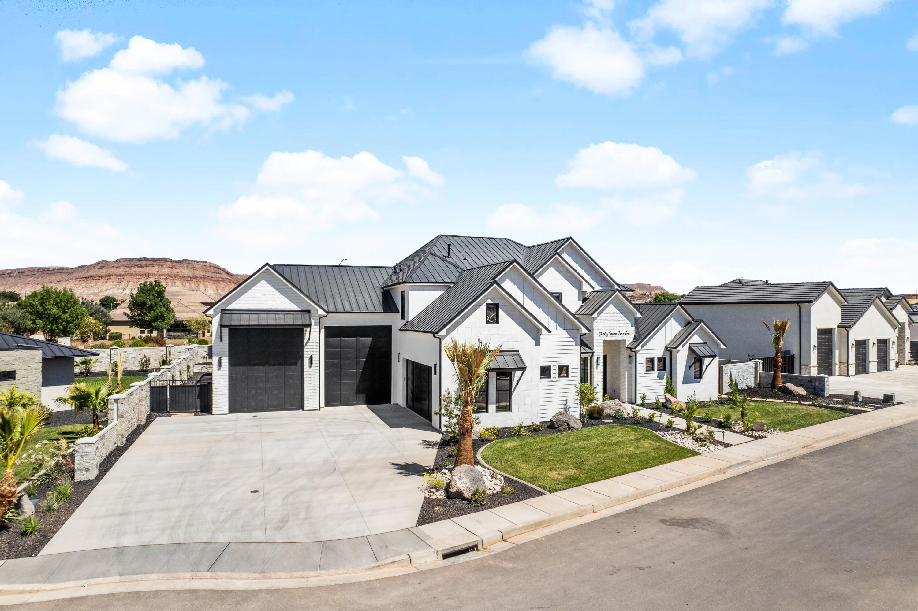 Looking for a fully turnkey luxury vacation home that has been painstakingly and professionally designed, decorated and furnished? This Ember Co-Ownership Home is completely ready to move in! Being sold in 1/8th ownerships ($328,874 price per 1/8th ownership), you can now buy the time you need in the home, and offset the time you aren't using it with other like-minded owners! No need to nightly rent it to strangers in order to justify the purchase. With Co-Ownership, you are offsetting your total costs by 87%! Ember has poured over every last fine detail in this home! From silverware in the kitchen drawers to linens on the beds, you'll only need to bring your toothbrush and clothes! In fact, with the individual owner storage areas, you can leave those for your next stay too! Do you love to host guests? You'll have no problem doing so as there is plenty of room to sleep 14+ comfortably with a total of 5 bedrooms, 3 of which have dedicated ensuite baths. With panoramic doors to your outside living spaces, you can extend the fun into your spacious backyard area featuring a private pool, water features, fire pit and luxury hot tub! If you need space to work, the home has a private office bursting with daylight and 1 GB internet access. Store your toys and cars in the 6-car 1784 sq. ft. garage (including a 49' deep RV bay). This Ember Home could also be sold in its entirety. Call Listing Agent for more details. Square footage figures are provided as a courtesy estimate only and were obtained from Builder. Buyer is advised to obtain an independent measurement.