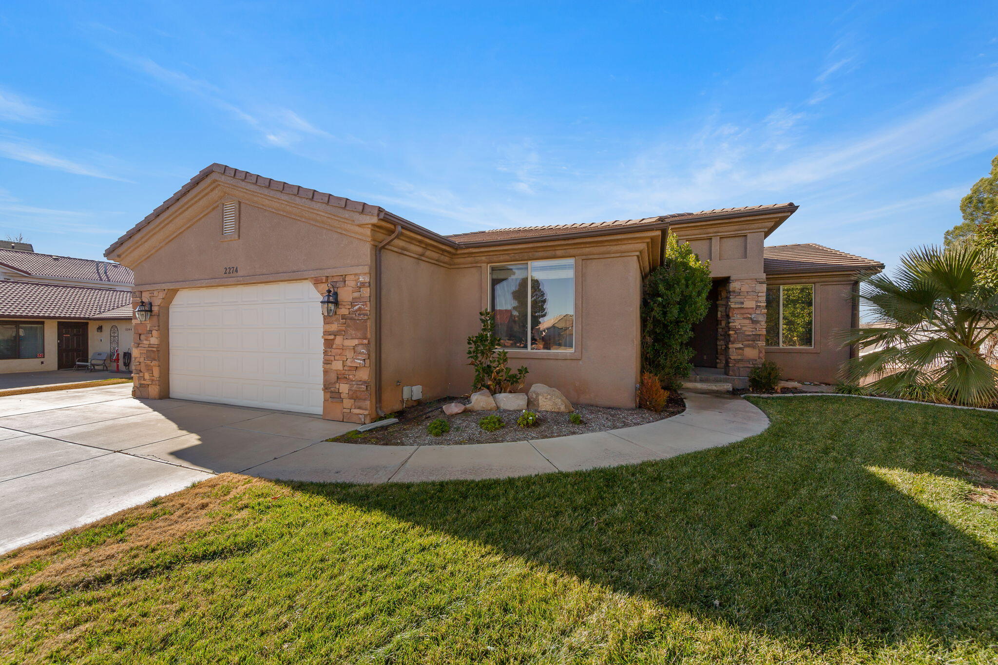 Highly desired private cul-de-sac location right near the park in the established neighborhood of Bloomington Hills! Attractive home with walk out basement on to a beautiful private landscaped fully fenced back yard. Basement finished in 2012.  Includes a theater room, wet bar (plumbed) and family room area. The home has a wonderful functional layout with sought after 5 bedrooms and 3 baths. Great views especially from covered deck.  Newer flooring, custom blinds, new paint. Beautiful custom cabinets in kitchen and solid counter tops. Nice sized bedrooms.  Tiered established Garden, firepit.  Oversized garage.