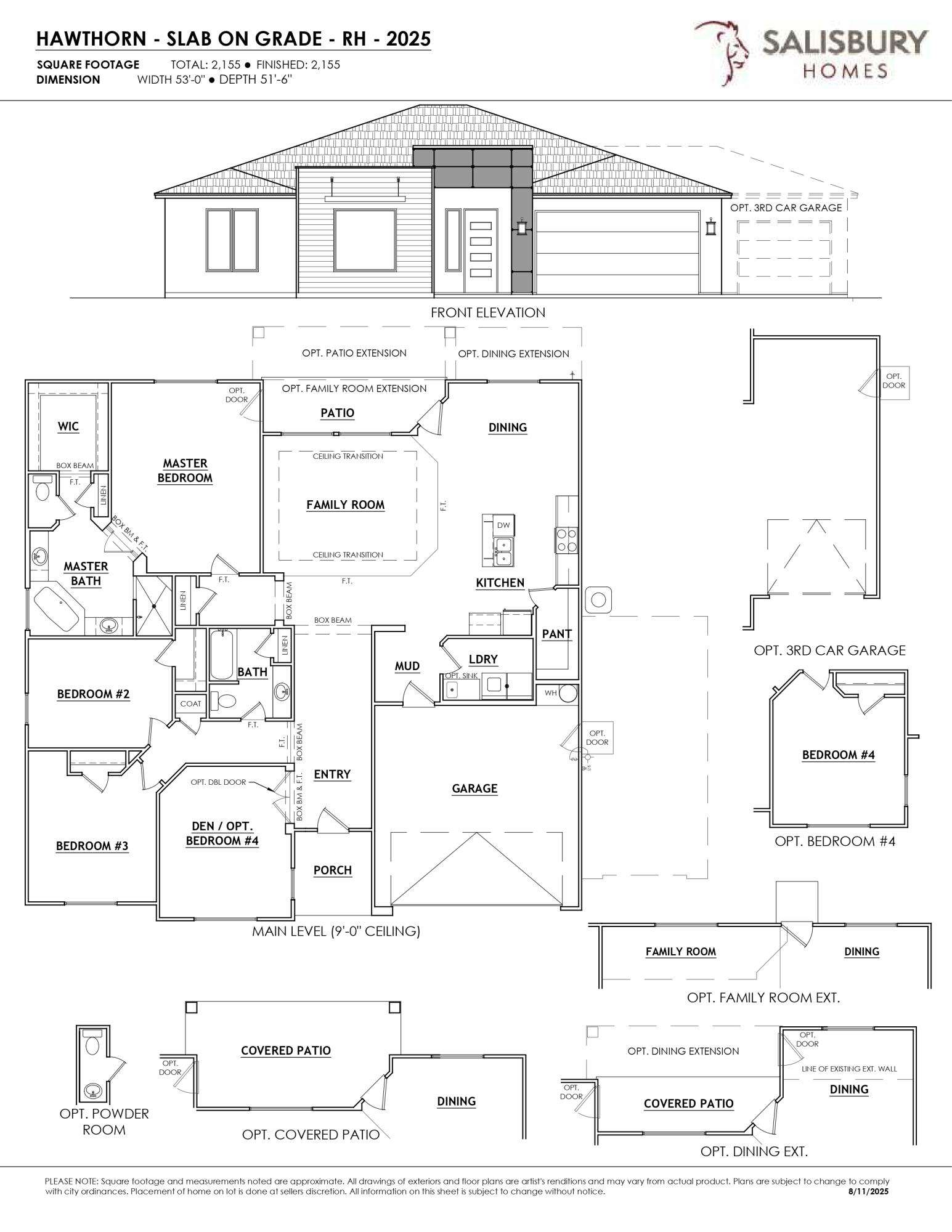 **For a limited time pick all of your options with Salisbury Homes in their design center**
Discover this modern 4-bedroom home is perfectly designed for style and functionality. The open-concept floor plan features painted cabinets, upgraded flooring throughout, and premium countertops, creating a bright and inviting living space. The spacious 2-car garage offers ample storage, while the covered patio provides the perfect spot for outdoor relaxation or entertaining. Nestled in the desirable new Finley Farms development, this home combines contemporary finishes with the comfort and convenience of a prime location. Block Wall Included! Ask about available lender incentives. Buyer and agent to verify all information.