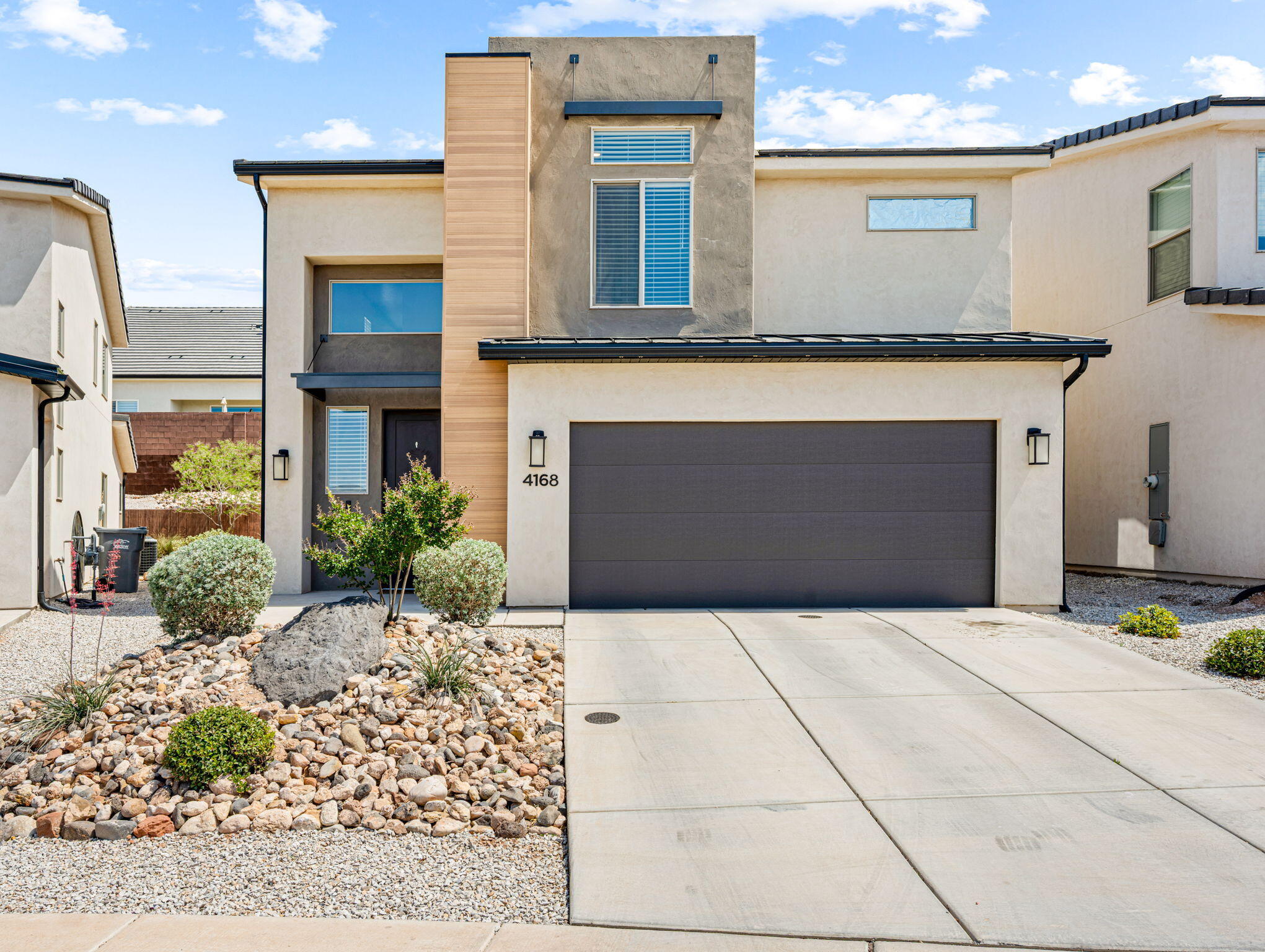 Beautiful 4 beds, 3 baths. 2,016 square feet home built in 2022. Located in Desert Canyons. There may be many homes in this neighborhood that look just like this home on the outside. But the upgraded inside is what sets this one apart!

Each bathroom features updated light fixtures and mirrors. Additionally, the downstairs half bath includes an upgraded custom trim molding and paint, making this space perfectly on trend for 2026! Once a wide open shower, the master bathroom now includes a brand new glass door, guaranteed to keep your showers warm and your floor dry.

Each home in this community, including neighboring communities have been built without a moisture barrier underneath the LVP. The flooring in this home has recently been replaced with luxury LVP including an underlayment moisture barrier. Additional upgrades include a backsplash tile and pendant lights over the kitchen island. As well as ceiling fans in the bedrooms.

This home offers both a large downstairs and upstairs living room with plenty of space for family or guests. With a large laundry room upstairs, you'll have plenty of space to wash, fold and hang clothing. If you'd prefer not to carry your laundry upstairs, the master closet also includes convenient hook ups for a stackable washer/dryer. This home also boasts a larger backyard than neighboring homes, giving you plenty of space for storage, toys or outdoor furniture. The two car garage offers plenty of space for shelves and other storage needs. Situated in a north/south facing direction, this home also avoids much of the summer heat.