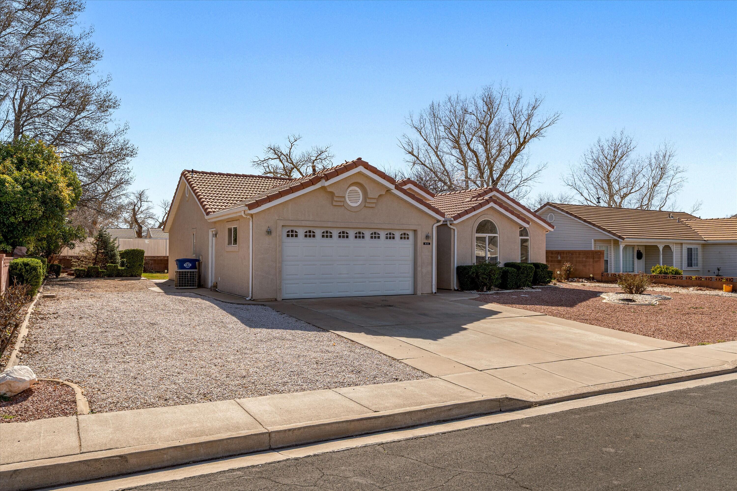 Come take a look at this great single level home, with a practical floorplan, RV PARKING WITH DUMP & in one of the most convenient areas in Hurricane.  This home is close to the movie theater, High School, shopping and restaurants.
The home has had recent improvements, with all new plumbing inside the home, new faucets, new toilets and a new water heater.  
The BACKYARD IS SPACIOUS, PRIVATE and ready to enjoy with an awning and tool shed included.
One really nice feature is the large RV parking spot on the side of the home with a RV dump that is tied into the city sewer. Water and power are close by as well for long term RV use on the property.
This home is a perfect starter home or investment property with NO HOA.  Home is unoccupied and easy to show.