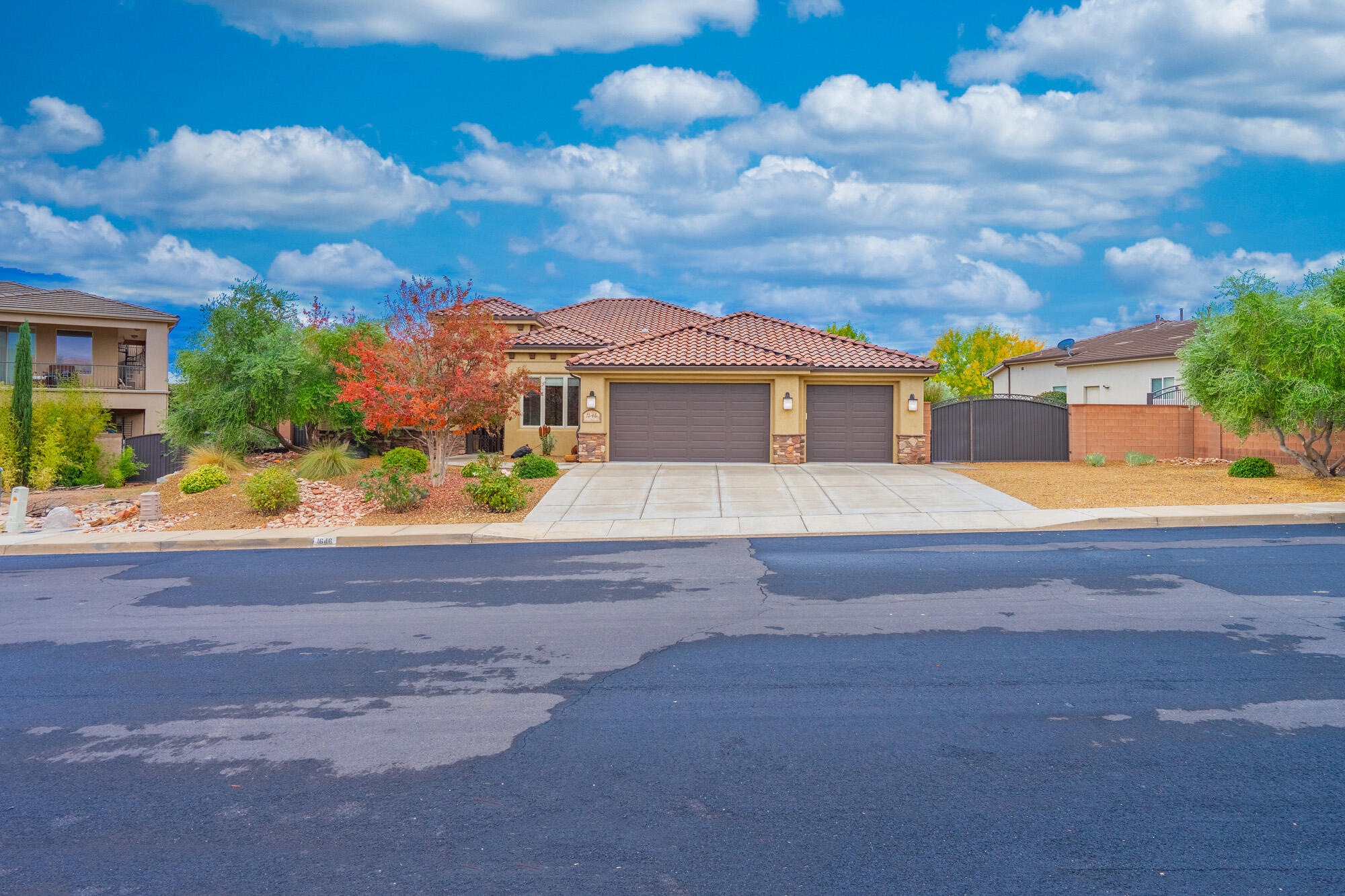 Immaculate 1-owner home in coveted Foremaster Ridge! Tucked in a quiet cul-de-sac, this property impresses with a 4-car garage, RV parking, and a gourmet kitchen that opens to a spacious covered patio--perfect for year-round entertaining. The luxurious, private primary suite features a large walk-in shower. Thoughtful touches include handicap-friendly features, a generous craft/laundry room with sink, and a Kinetico water system. Outdoors, enjoy raised garden beds, a garden shed, and fruit-producing apricot, pomegranate, fig trees, plus grapes. Seller is related to agent.