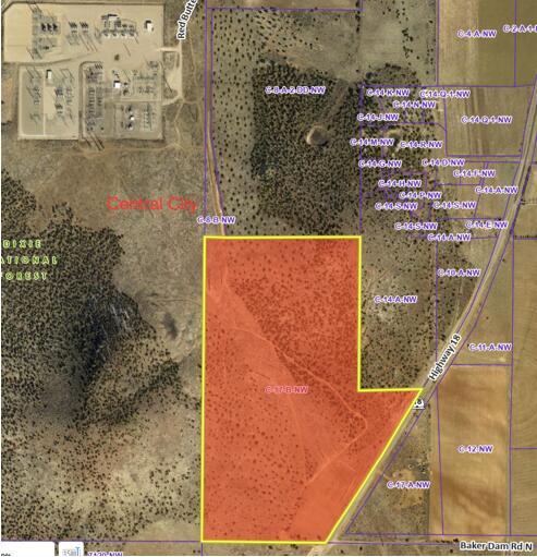 83.22 acres. Highway 18 frontage & access on the west side of SR-18. Greenbelt property taxes. Existing private water well & pipe near Hwy. Water right existing.  There is an irrigation water source. Septic tank.  Electricity on west side of property. Entitlement for proposed RV Park with 34 spaces & Apartments with 16 units. Water tank on hill nearby. Soil test completed when Engineer designed the site plan. Surrounded by BLM.  Dixie National Forest on the west edge. No HOA.