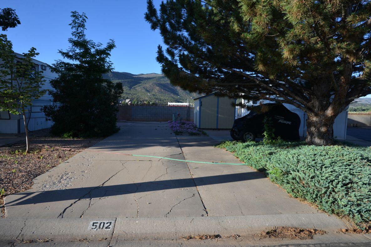 Premier RV Lot for sale in Foothills RV Park. Why rent an RV spot when you could buy? This rare, premier lot borders the outside edge of the park for spectacular mountain views! The lot is fully equipped with a storage shed, water, power, and sewer hookups. Low monthly HOA fees of $109/month cover snow removal, water, sewer and garbage. Foothills RV Park offers a quiet, clean community of just 146 lots, complete with its own clubhouse. The clubhouse offers laundry, showers, and a kitchen. Located in rural Parowan near top outdoor recreation--skiing, mountain biking, fishing, snowmobiling, ATV trails, and hunting. This is the perfect base for adventure seekers.