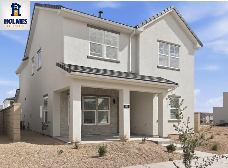 Welcome to the highly sought-after Cabo floorplan by Holmes Homes, located in the vibrant Desert Color community in St. George. 

This beautifully designed, move-in ready home offers the perfect blend of modern style, functional living, and access to one of Southern Utah's most exciting master-planned communities.

Featuring approximately 2,100+ sq ft, this thoughtfully laid-out home includes 4 spacious bedrooms, 2.5 bathrooms, Office, and a 2-car garage. The open-concept main level is ideal for both everyday living and entertaining, stylish cabinetry, and seamless flow into the dining and living areas.

Upstairs, you'll find a versatile loft space, generously sized bedrooms, and a private primary suite complete with a walk-in closet and well-appointed bath. Designed with comfort and efficiency in mind, this home includes quality finishes, smart home features, and energy-efficient construction throughout.

Living in Desert Color means enjoying a true lifestyle experience, residents have access to a stunning lagoon, resort-style pool, walking trails, parks, and community events, all surrounded by breathtaking scenery and year-round sunshine.