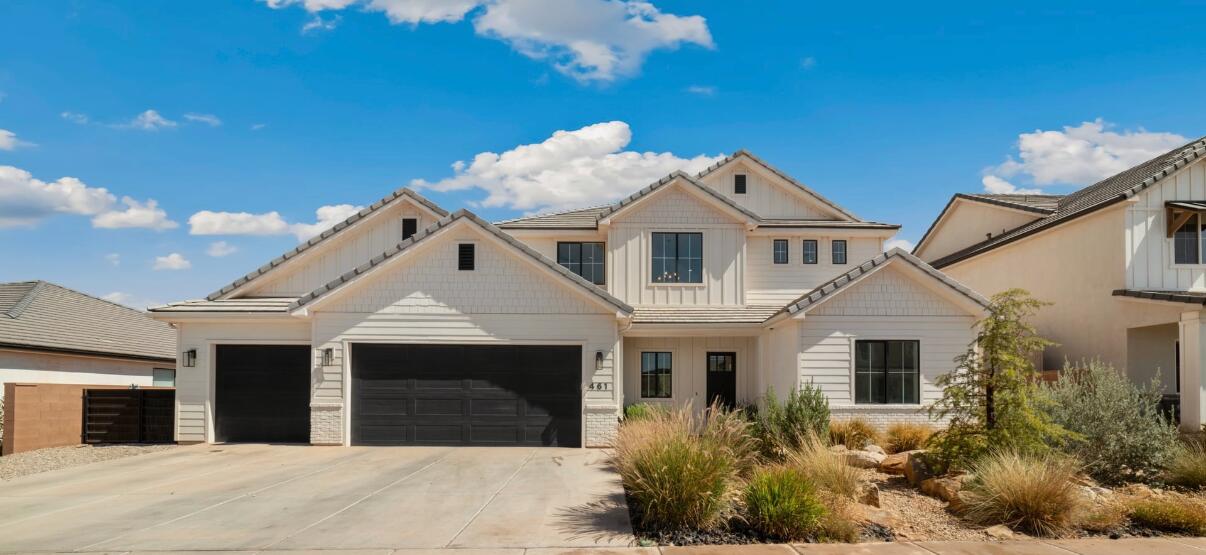 Located in the highly sought-after Washington Fields area and within the desirable Crimson Cliffs school boundaries, this beautiful 5-bedroom, 4-bathroom home offers luxury, comfort, and convenience. High-end finishes, gorgeous hardwood floors, brand-new carpet in the primary suite, and an open floor plan create a warm, inviting space filled with natural light from oversized windows. Dixie Power! Space for RV parking. Enjoy the ease of a professionally landscaped zero-maintenance yard and a prime location just minutes from parks, trails, shopping, dining, and schools. A rare opportunity to own a move-in-ready home in one of St. George's most desirable neighborhoods!