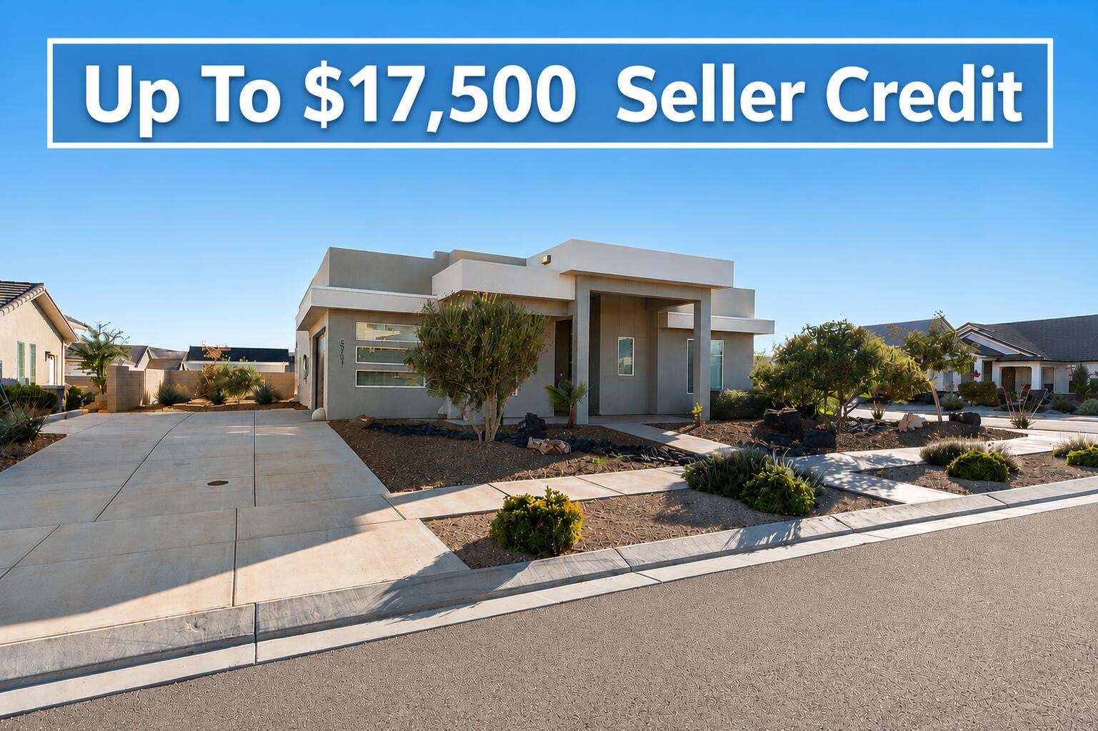 This well maintained part-time home sits in the heart of Desert Color, one of Southern Utah's most active and convenient communities. As a second home, it's been gently lived in and feels better than new, with upgrades that make a real difference day to day.

The home has a clean, modern elevation and a fully desert-scaped yard for minimal upkeep—perfect if you want the look without the work. Inside, you'll notice the high ceilings and tall doors that make the home feel open and bright. The refrigerator/freezer, washer, dryer, and water softener are all included. Custom roller window shades and a tray ceiling in the main living area add a polished touch.

The primary suite is private and comfortable, and the additional bedrooms are great for guests, each with its own walk-in closet. Outside, there's room to add an RV garage if you need more storage or flexibility down the road.

Desert Color has an unbeatable vibe; community events, restaurants, trails, and of course, the 2.5 acre lagoon. There's plenty more on the way too, including Costco, a movie theater, a car wash, and more. It's the kind of place where you can stay busy or simply relax and enjoy the lifestyle.