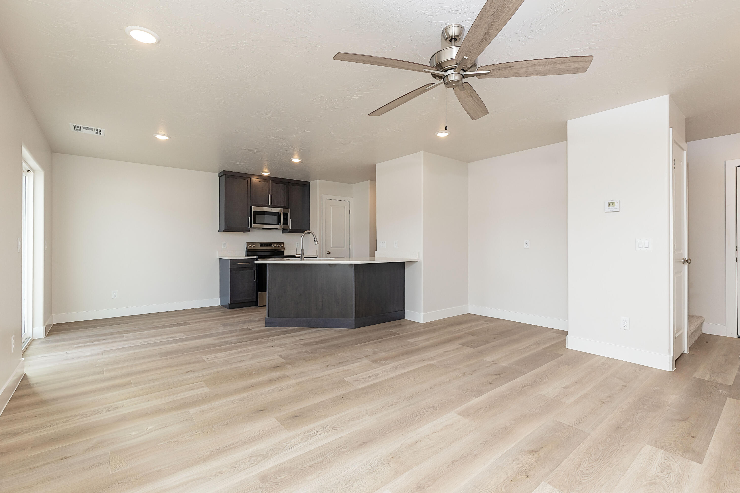 Brand-new construction with modern style and low-maintenance living! This well-built 3-bed, 2.5-bath, 1,484 sq ft Cedar City home features open living spaces, a bright kitchen, complete landscaping, fencing, and a 2-car garage. Enjoy mountain views and quick access to the outdoor recreation Southern Utah is known for-hiking, biking, and weekend adventures. Move-in ready  with window coverings, full landscaping and fencing installed Designed for comfort, convenience, and building your next chapter. Seller is offering $3,500 toward Buyer's Closing Costs when using preferred lender.