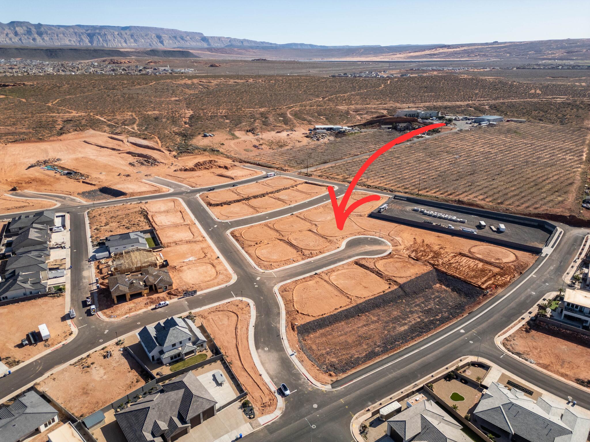 Subdivided lot in a new section of Sand Hollow Village subdivision. No HOA and on Dixie Power. Bring your builder and build the home of your dreams!