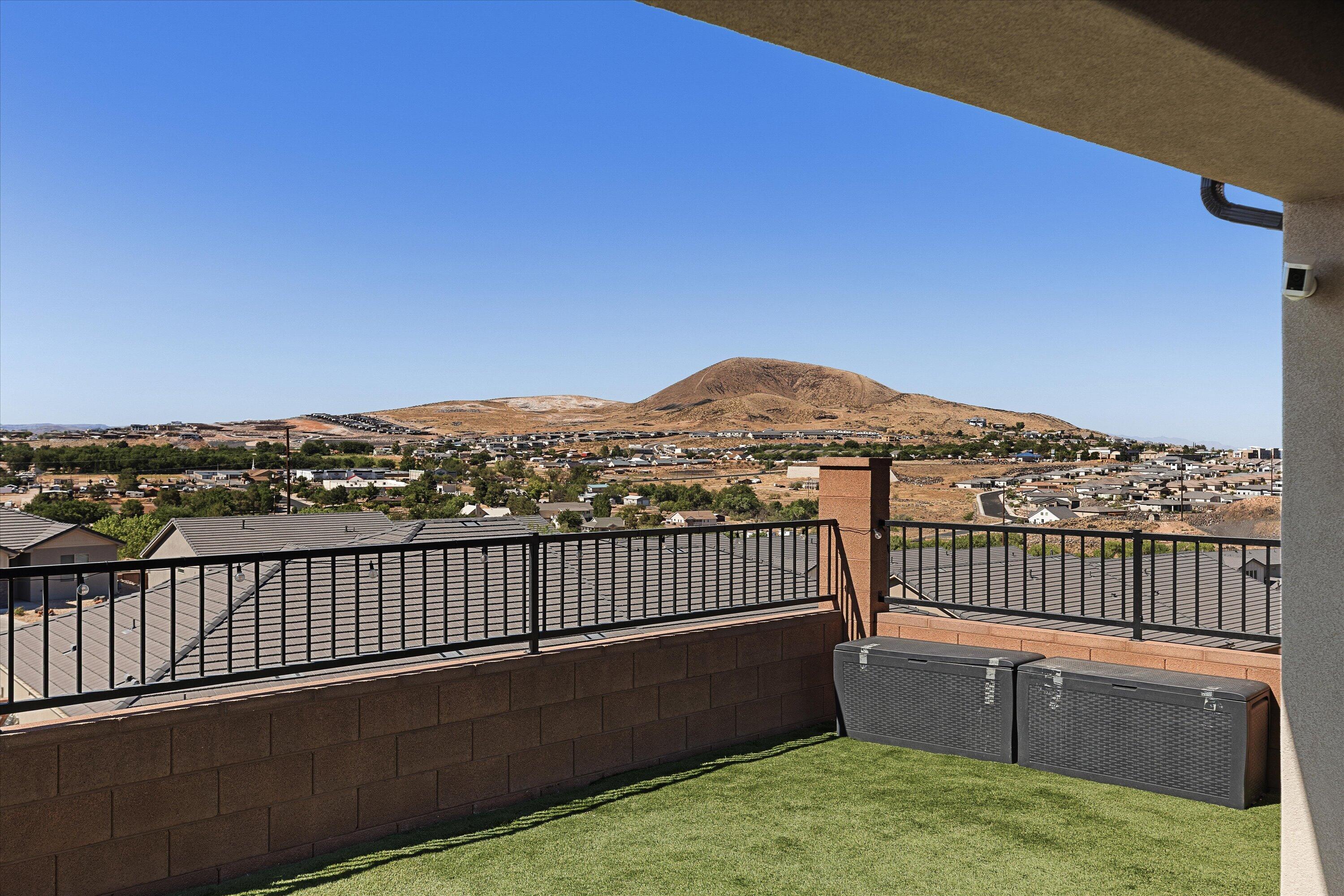 Stunning Views & Prime Location! Nestled in a highly desirable neighborhood with breathtaking views of the Hurricane Cliffs and the valley, this beautiful 2-year-old home perfectly balances modern luxury with Southern Utah's ultimate lifestyle. Boasting a fantastic, open layout that maximizes space and natural light, the interior features upgraded carpet and a thoughtful design perfect for both relaxing and entertaining.

For the outdoor enthusiast, this location is unmatched! You are just minutes away from world-class recreation at Sand Hollow and Quail Creek Reservoirs--perfect for boating and paddleboarding. Countless trails for hiking, mountain biking, and SXS/off-road riding are right outside your door, and the iconic Zion National Park is only a short, scenic drive away.

Peace of mind comes standard with a fully integrated security system, including Ring cameras and alarms on all doors and windows. Best of all, you can enjoy this peaceful retreat while maintaining quick, easy access to downtown shopping, dining, and amenities. Don't miss your chance to own a practically new home in the heart of adventure!