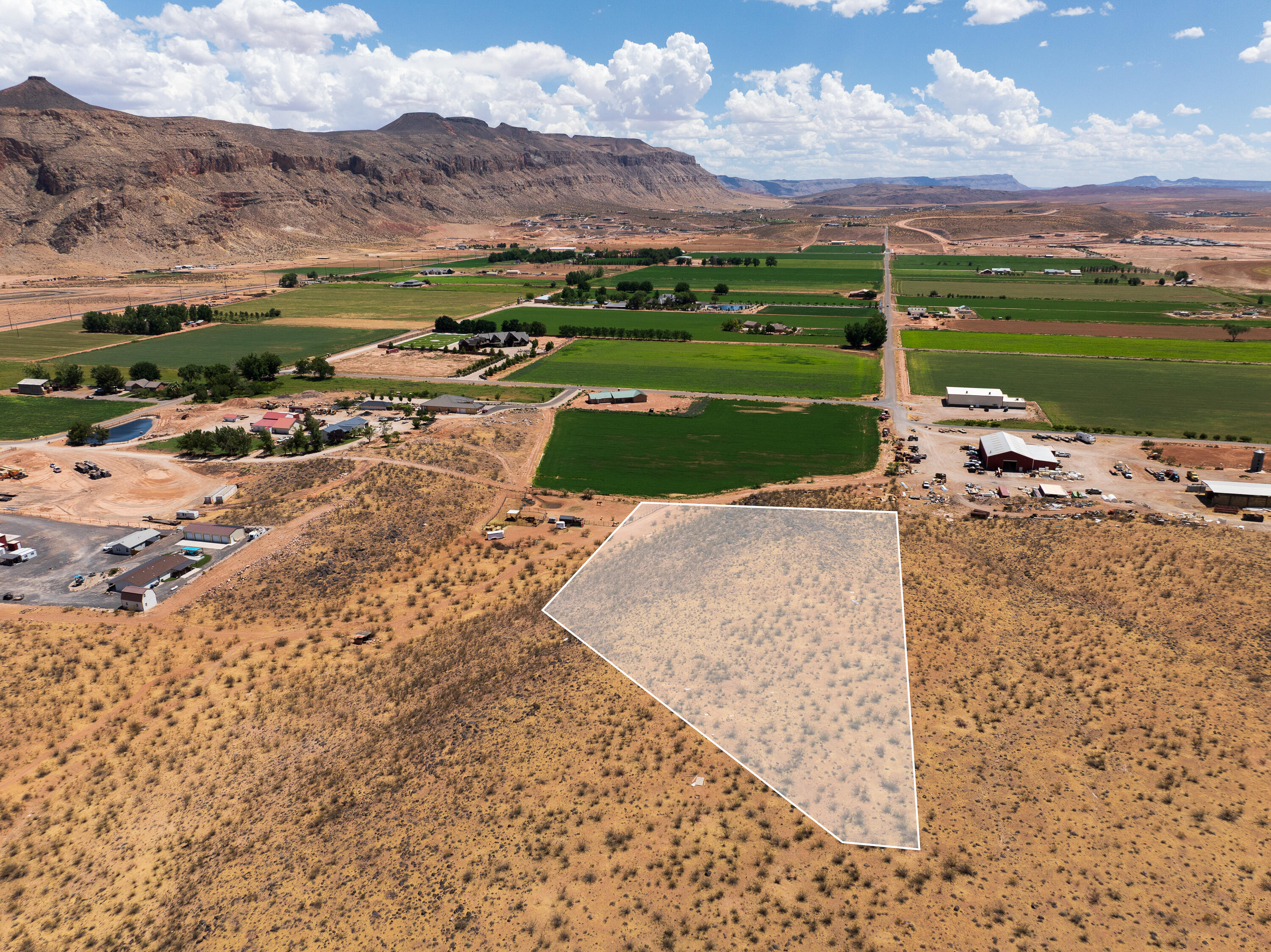 This 3.82-acre property offers plenty of space for agricultural use, making it ideal for farming, gardening, horses, or other livestock. Located in the beautiful Hurricane Valley, this peaceful property provides the perfect opportunity to create your dream property as well as start or expand your farm. With residential zoning, nearby utilities, and future development potential, this property offers endless possibilities for both personal use and investment.  Buyer to verify all information, including utilities, zoning, permitted uses, and development requirements.