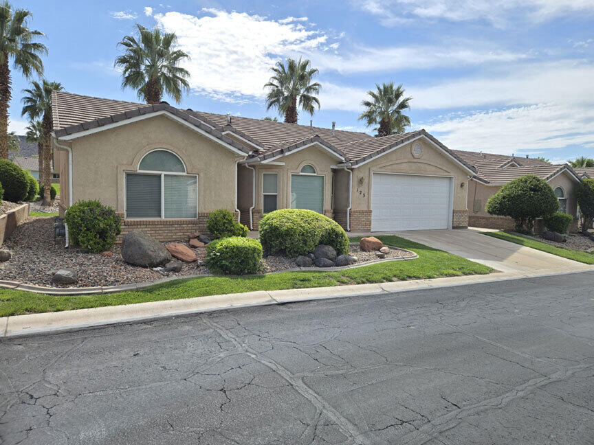 This is the only 4 bedroom single story home in the entire MLS under $400K!!  Used only as a 2nd home, this unit is being sold 'furnished' as well.  All you need to do is bring your clothes and food!  Tastefully decorated with neutral paint and flooring, as well as furniture... all bedrooms also have beds so it is ready to go!!  The kitchen features a sink window that looks out to the quiet pond and patio in back.  You won't find a better value for a one level 4 bedroom home!  All buyers must have lender pre-approval or cash.  Buyer also should verify all info & HOA data.