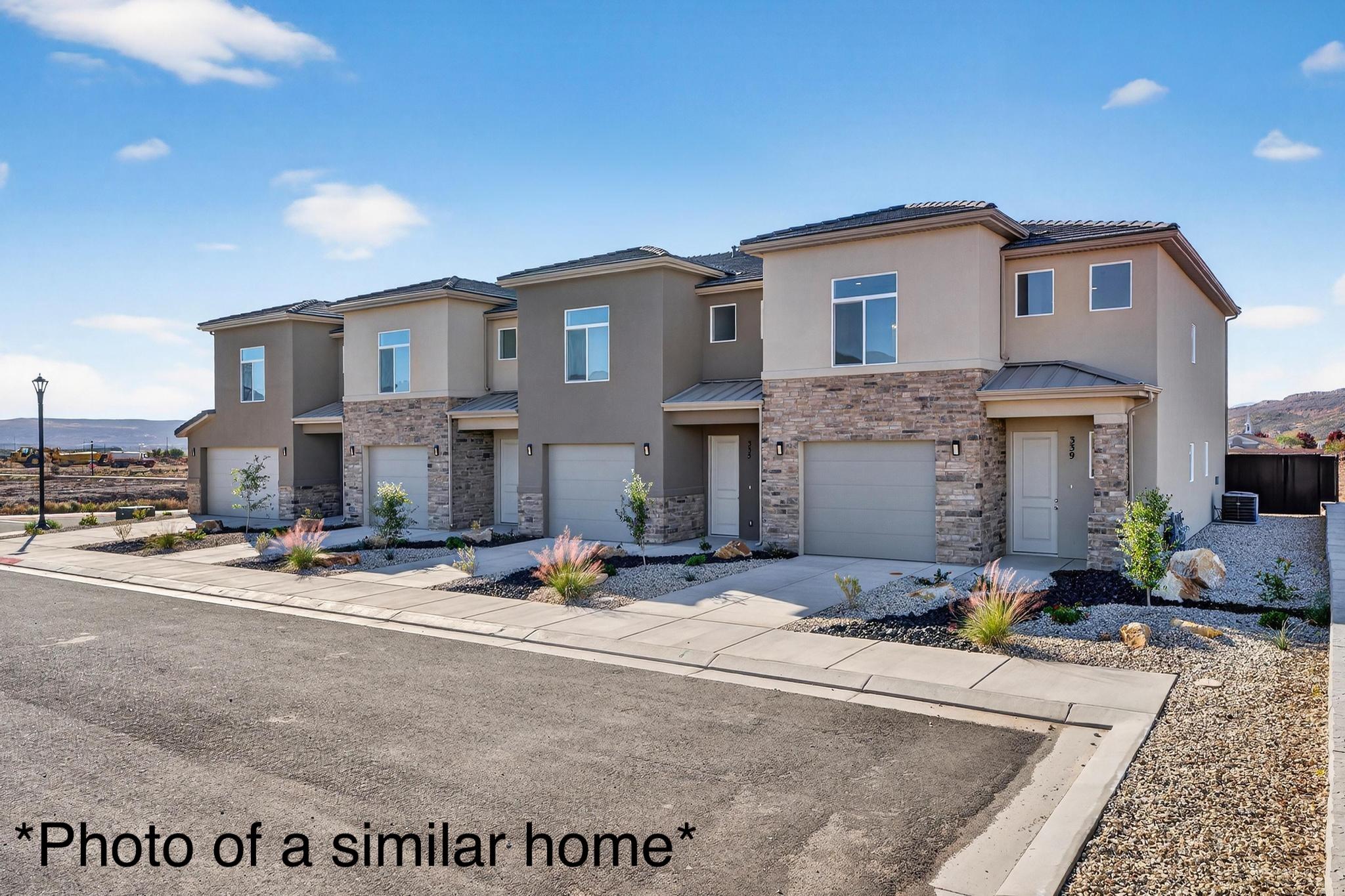 NOW OFFERING $10K Builder Incentive! Brand-new, end-unit townhome in desirable, Hurricane UT. This spacious townhome has 3 bedrooms, 2.5 bathrooms, private and secure backyards, stainless steel appliances, tankless water heater, and much more. HOA amenities include a pool, pickle ball court and clubhouse. HOA covers front landscaping and exterior building insurance. These townhomes are under construction with an September 2026 estimated completion date. Builder Incentive can be used towards closing costs, rate buy-down or selection upgrades