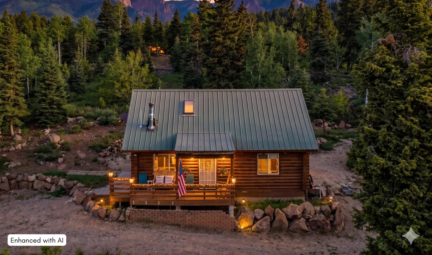 Tranquil Escape!

This authentic log cabin in Kolob Woods subdivision, sits on approximately 1 acre at the top of Tranquility Drive, providing a breathtaking view as the mountain morning sunrise filters through the quaking aspen and pines.

Just a beautiful 15 minute drive to Kolob Reservoir, complete off-grid living awaits you with an owned solar system and generator, a water share from Spruce Culinary Water company and an under-ground water storage tank for the off-season, a wood-burning stove for heat, and cool mountain breezes for A/C.

With 2 bedrooms, and a full bathroom on the main floor, plus a spacious loft, you'll have enough room to accommodate extra overnight guests if needed.

Trade the pavement for the forest, and the screen-glow for the stars!

*This is a seasonal property, which means it is only accessible by snowmobile or tracks in the winter (if there is snow). Fiber-optic internet is available for those who still want to be somewhat connected to the rest of the world.
**Listing cannot be used as a short time rental 

Listing includes property tax# KW-7-HV & KW-8-HV