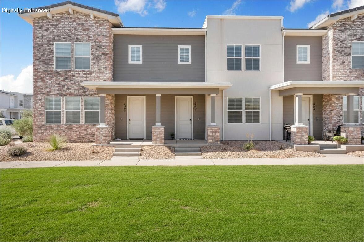 This practically new, move-in-ready townhome offers 1,833 square feet, 3 bedrooms and 2.5 bathrooms with a bright, modern floor plan designed for comfortable everyday living.
The home is vacant and ready for its next owner, no waiting on new construction. Enjoy access to Desert Color's sought-after community amenities, including its signature lagoon and outdoor recreation, all within one of Southern Utah's most exciting master-planned communities. Conveniently located near the St. George Regional Airport, shopping, dining and the growing number of businesses arriving along the city's south corridor.
Whether you're looking for a primary residence, a Southern Utah retreat or a low-maintenance investment, this townhome puts you close to the action while making every day feel a little more like vacation. Easy to show and ready to go.