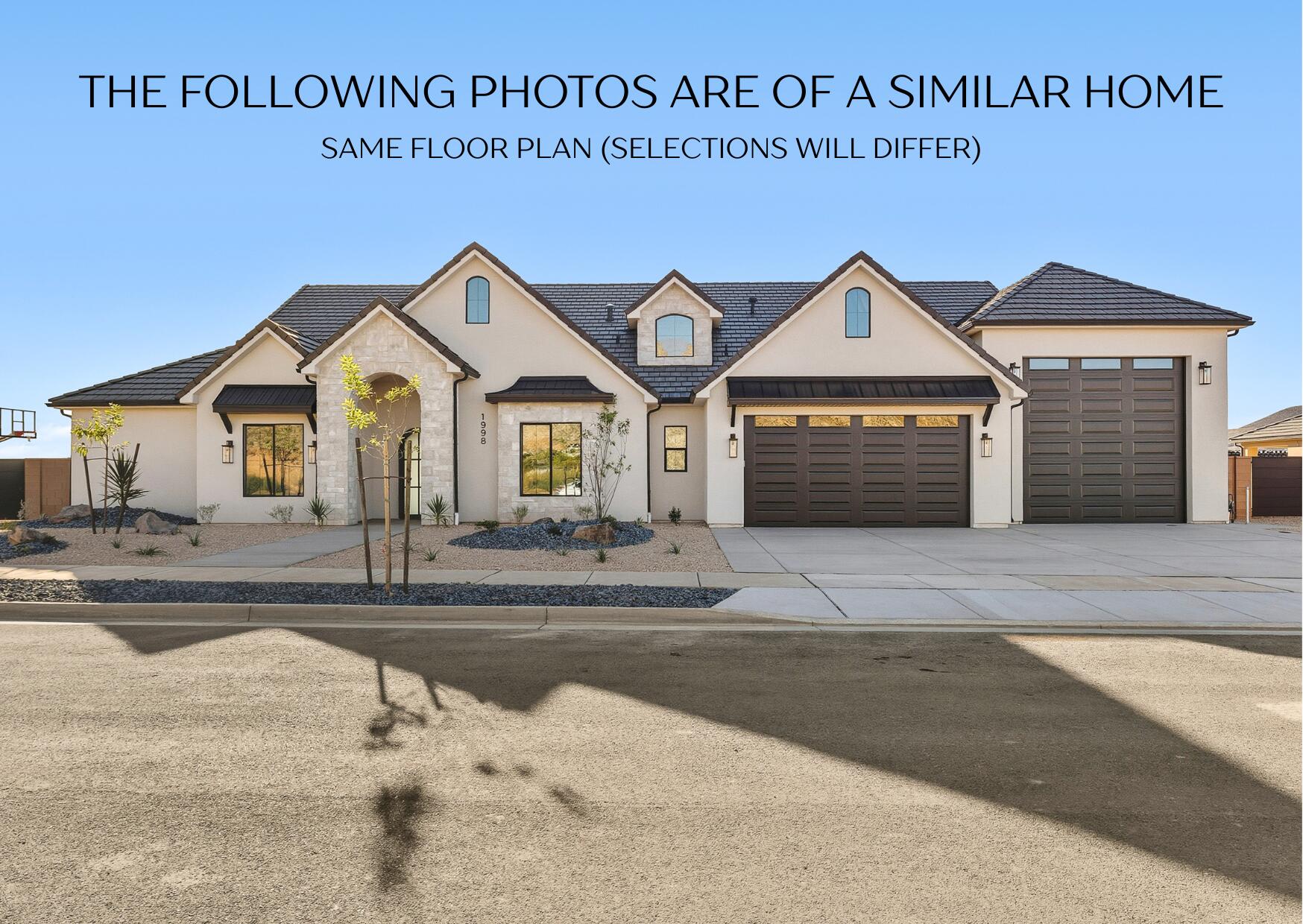 THIS IS A TO BE BUILT! MEANT TO BE A CUSTOM OR SEMI CUSTOM. BUILD TIME EST. AT 4-6 MONTHS. Come create the home of your dreams by working along side our in-house design team or choose one of our design packages to make it easy. Oversized 55' x 18' RV garage with 14' tall garage doors. The casita located behind the RV garage offers endless versatility. The space is perfect for hosting guests, or can serve as a lucrative investment opportunity for short or long-term rentals. The garage also features a versatile unfinished storage loft (above casita) that can be transformed into a private gym, cozy den, or a space tailored to your unique needs. The location strikes an ideal balance between convenience & tranquility-only 5 minutes from SR7 & less than 15 minutes from Sand Hollow.
