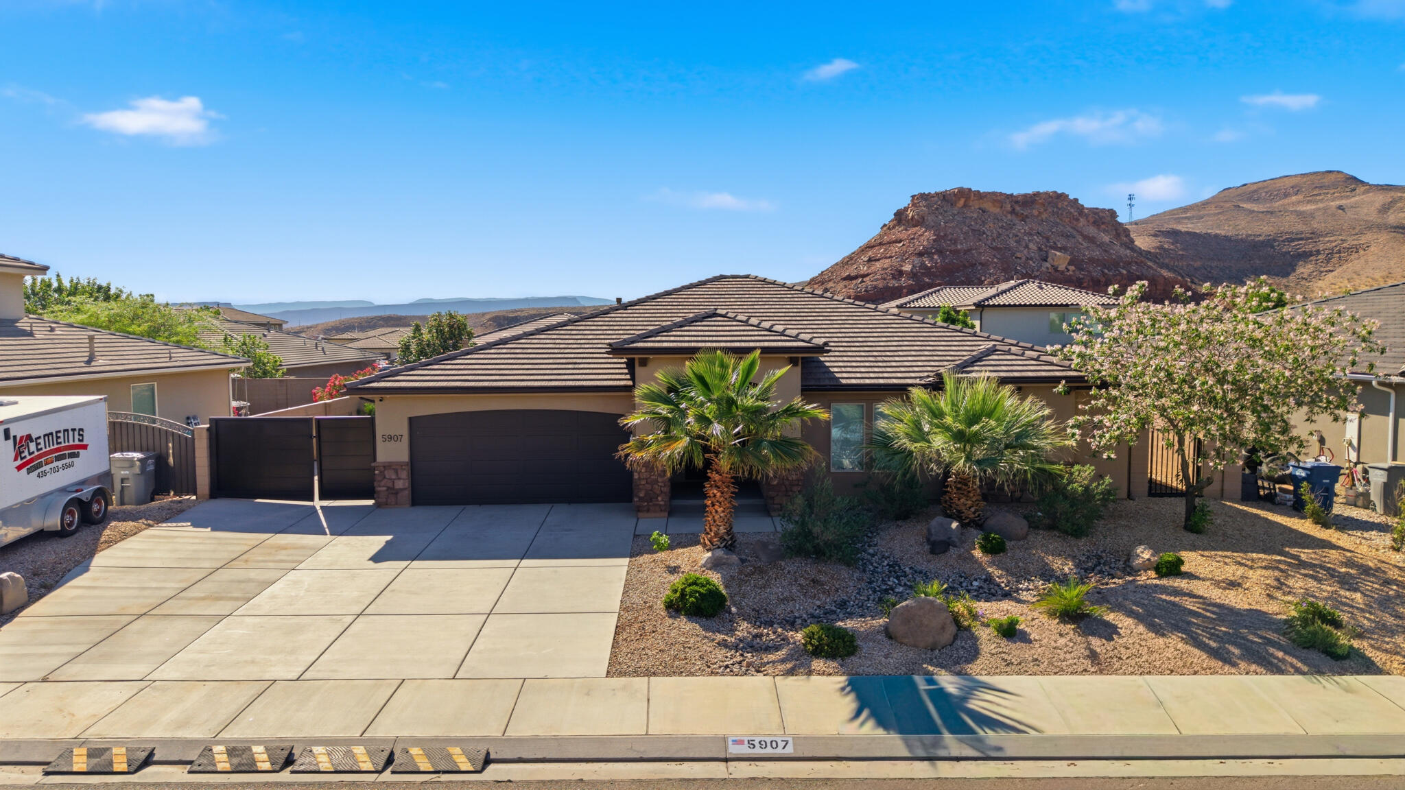 Adventure meets convenience in this inviting 4-bedroom, 2.5-bath home in Desert Canyons. Ideally located with quick highway and airport access, this home makes commuting, traveling, and exploring Southern Utah effortless. Spend your weekends enjoying nearby desert trails, off-roading, hiking, biking, and all the outdoor recreation the area has to offer.

Nestled in a welcoming, family-oriented neighborhood with no HOA restrictions, this property offers flexibility, comfort, and a true sense of home. Whether you're entertaining, raising a family, or simply enjoying the desert lifestyle, this home checks every box.
