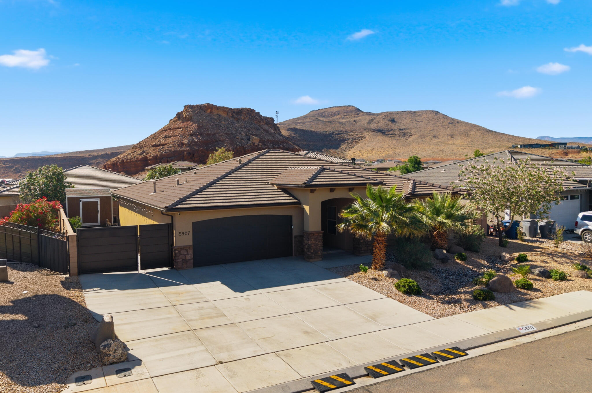 Adventure meets convenience in this inviting 4-bedroom, 2.5-bath home in Desert Canyons. Ideally located with quick highway and airport access, this home makes commuting, traveling, and exploring Southern Utah effortless. Spend your weekends enjoying nearby desert trails, off-roading, hiking, biking, and all the outdoor recreation the area has to offer.

Nestled in a welcoming, family-oriented neighborhood with no HOA restrictions, this property offers flexibility, comfort, and a true sense of home. Whether you're entertaining, raising a family, or simply enjoying the desert lifestyle, this home checks every box.