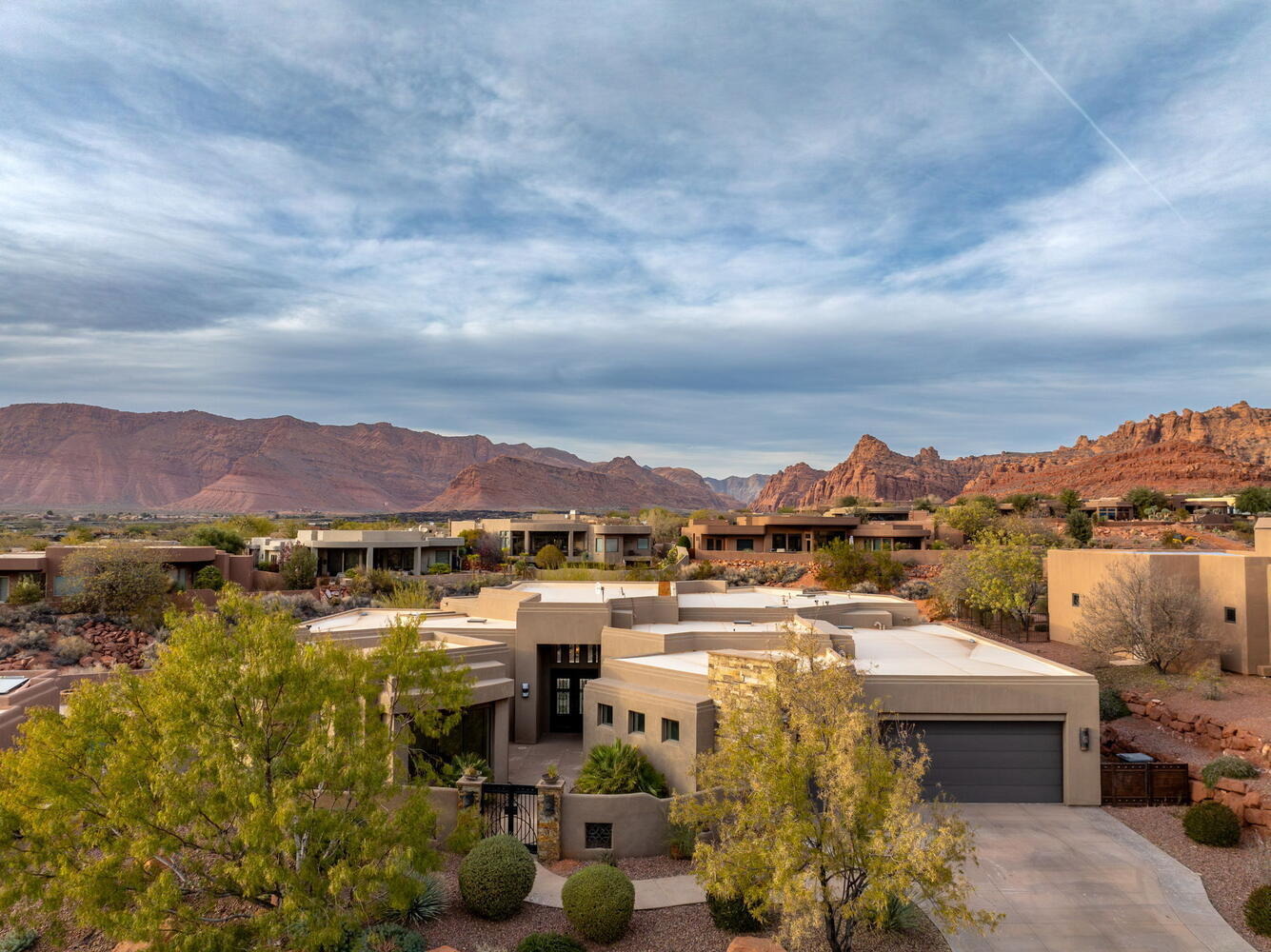 Compelling opportunity in the Cliffs of Snow Canyon. Set in one of the area's most desirable gated communities, this property offers a rare chance to secure a home with views, privacy, and space at an attractive value.

Situated on a .35-acre lot backing to open space, the home enjoys beautiful scenery and a natural buffer from neighboring properties. The property includes 3 bedrooms, 4 baths, and a detached casita suited for guests or a private office.

The kitchen features high-end appliances, custom cabinetry, and a large island, while expansive windows bring in natural light and connect the home to its surroundings.

Outdoor living is highlighted by an in-ground pool and hot tub positioned to take in the views. An oversized 5-car garage adds flexibility for vehicles, storage, or hobbies.

Properties with this combination of setting, privacy, and location rarely come to market at this value level. A unique opportunity to secure a foothold in one of the area's most sought-after communities. adds flexibility for vehicles, storage, or hobbies.

A solid, thoughtfully planned home in one of the areas most desirable neighborhoods - offering space, privacy, and a relaxed desert lifestyle.