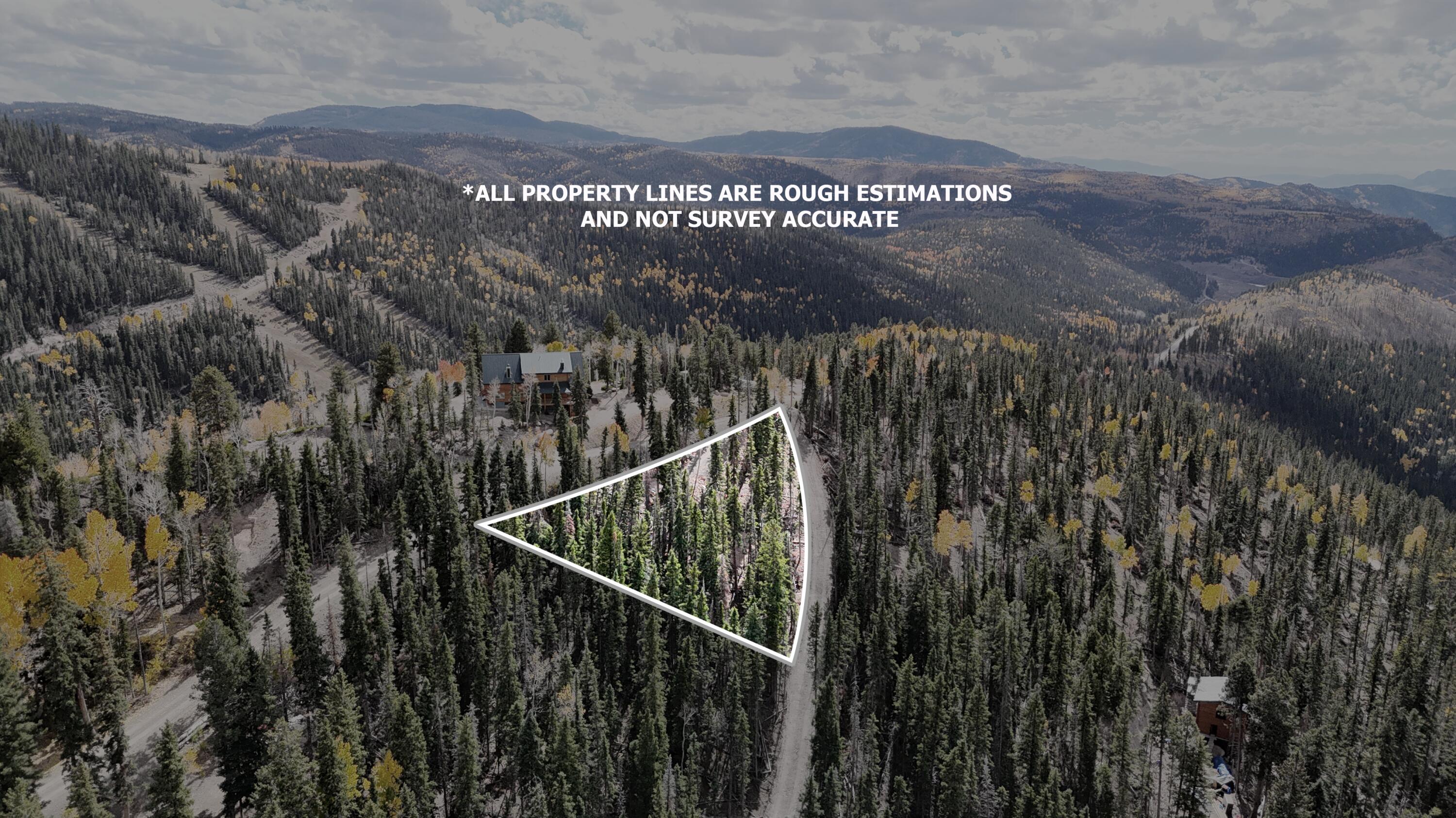 The Triangle Lot is a new 0.5 acre lot at Eagle Point Resort created by a minor division from a larger parcel. This lot has awesome views and great access surrounded by views of mountain peaks and big horizons. There is no homeowners association so the building conditions are as flexible as they get at Eagle Point. Year round access with roads plowed and maintained by the Elk Meadows Special Service District.