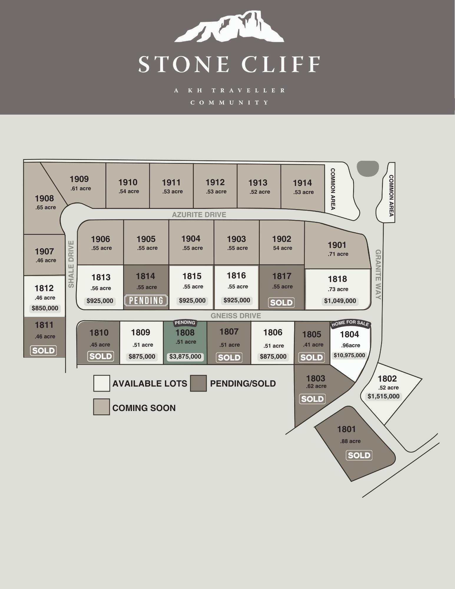STONE CLIFF - Land