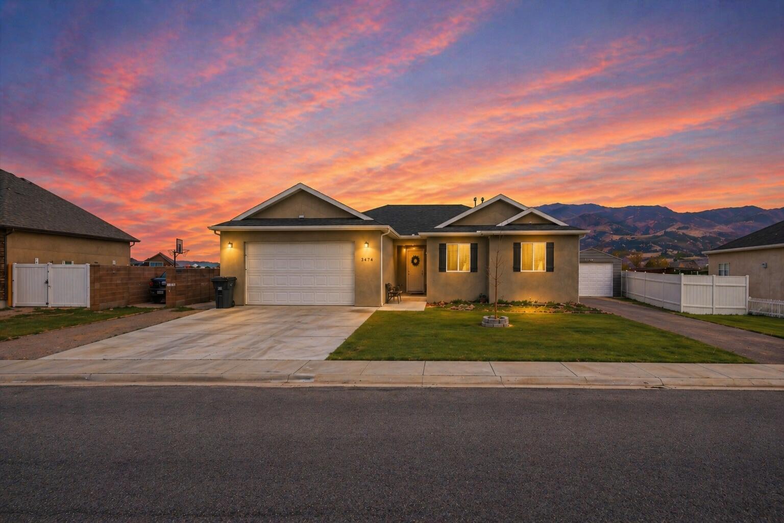 ** 2 FULL ADU'S** This 9-bedroom, 4-bathroom home in Enoch is complete with two fully functional ADUs, as well as your own private living space! perfect for multi-generational living or income potential! ALL appliances, entertainment centers, Hall trees, above ground pool and hot tub are included in the purchase-making this home turn-key and ready for it's new owners! Whether you're looking to house extended family, offset your mortgage with rental income, or invest in a high-demand property, this home delivers. As a bonus, it is located in a quiet neighborhood with Mountain Views right from your backyard and easy access to Cedar City.  Don't miss your chance to own this rare and unique property! 
Basement Adu Total Sqft:1100
Casita Adu Total Sqft: 800

Square footage is given as a courtesy estimate only. Buyer is advised to obtain an independent measurement.
