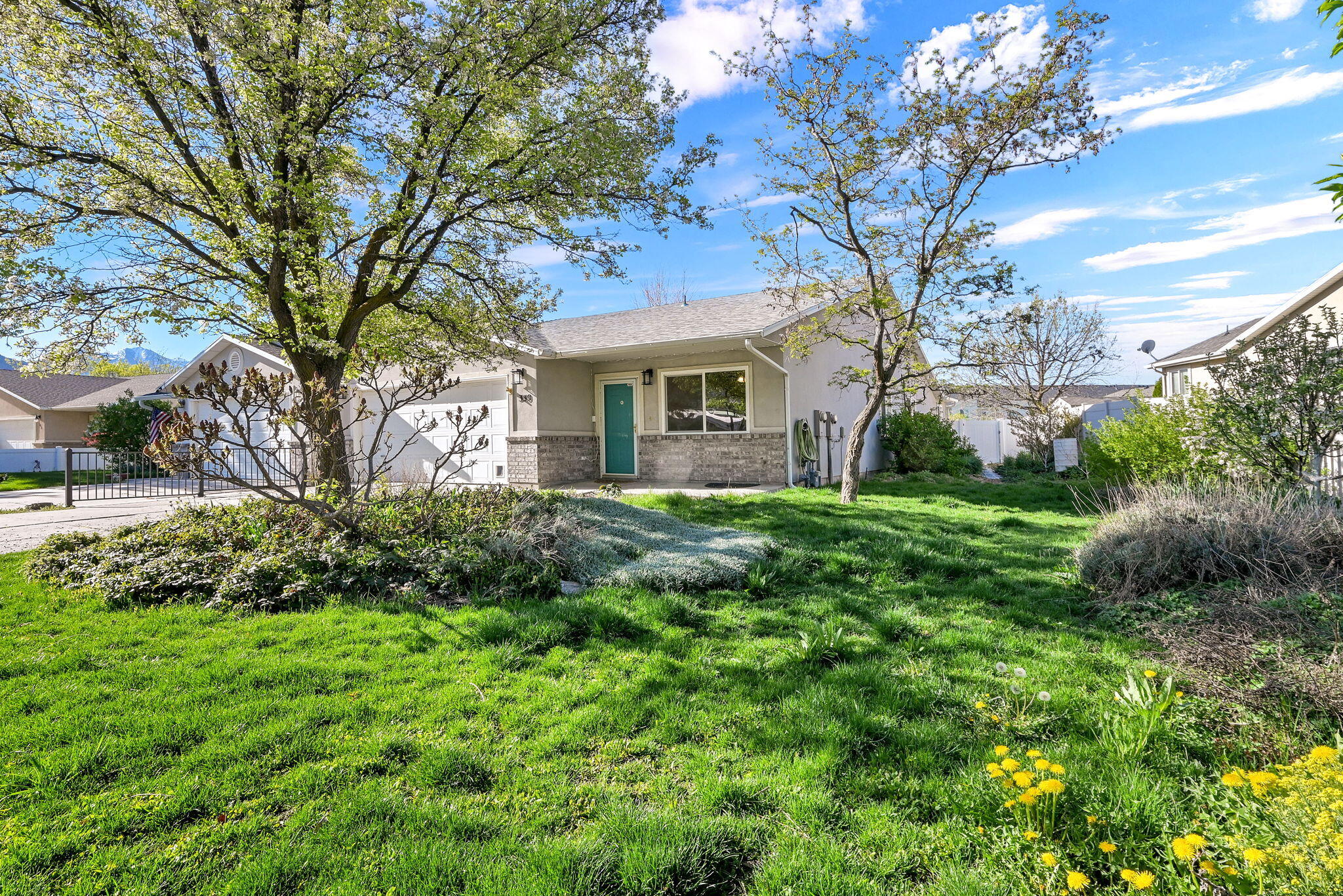 More than meets the eye! This spacious residence is a rare find for the forward-thinking buyer who values both financial savvy and sustainable living. Imagine harvesting your own produce from an established garden, mature fruit trees, and berry bushes--all supported by water-conserving drip systems. With a chicken coop ready for your flock, a storage sheds, and massive outdoor space with lg concrete pad for your creative backyard plans. This backyard is a true self-sufficiency sanctuary.
Inside, enjoy total peace of mind with a long list of recent high-efficiency upgrades, including a newer roof (with radiant barrier), A/C, furnace, water heater, and dual paned windows. Fresh paint and flooring make this home move-in ready. No HOA fees, easy access to Hill AFB and SLC, and a 1-year Old Republic Home Warranty make this a smart, future-proof investment!