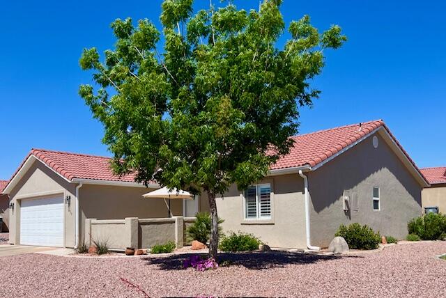 Completely remodeled. Everything is NEW! Move-in ready and Beautiful!! Plus, new HVAC, water heater, disposal, all new appliances, and window shutters. Park like backyard. Great active community with lakes, clubhouse, pool, spa, tennis/pickle ball court. Located in beautiful Red Mountain country, close to Snow Canyon and Tuacahn (Broadway in the desert), bike trails, lakes for summer fun.  Dues include water, yard care, Ivins utilities, garbage collection and Insurance on home. NO SIGN ON PROPERTY.