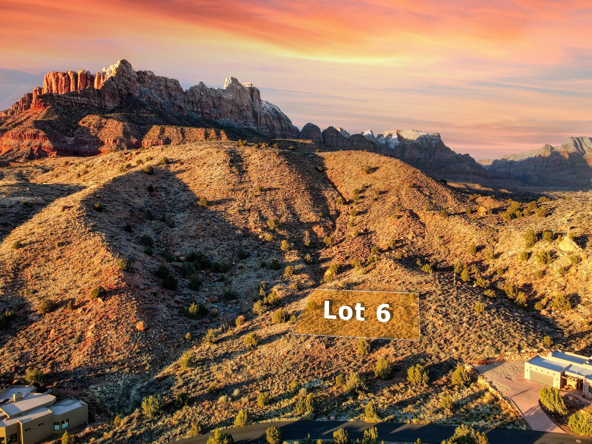 Build Your Dream Above Zion

Opportunities like this are exceptionally rare. Perched atop a scenic hillside in Springdale, Utah, this remarkable homesite offers a front-row seat to some of the most spectacular landscapes in the American Southwest. Just minutes from Zion National Park, this premier lot combines privacy, breathtaking views, and an unmatched connection to nature.

Encompassing approximately 0.33 acres and bordered by protected conservation land, the property lives much larger--offering the feel and privacy of a two-acre estate without the added maintenance or tax burden on the surrounding preserved acreage.

Imagine waking each morning to panoramic views stretching in every direction. From dramatic red rock cliffs and rolling desert vistas to unforgettable sunrises and vibrant sunsets, every window of your future home becomes a living work of art. Elevated above the valley, the setting provides a sense of peace, space, and exclusivity that is increasingly difficult to find.

Whether you're envisioning a luxury primary residence, a vacation retreat, or a legacy property to enjoy for generations, this homesite provides the perfect canvas. Thoughtfully positioned to blend seamlessly with its natural surroundings, it offers the ideal balance of tranquility, adventure, and modern living.

Experience the beauty, privacy, and inspiration that only Springdale can offer. This is more than a place to build a home--it's a chance to create a lifestyle surrounded by some of Utah's most iconic scenery.

Private. Elevated. Unforgettable.