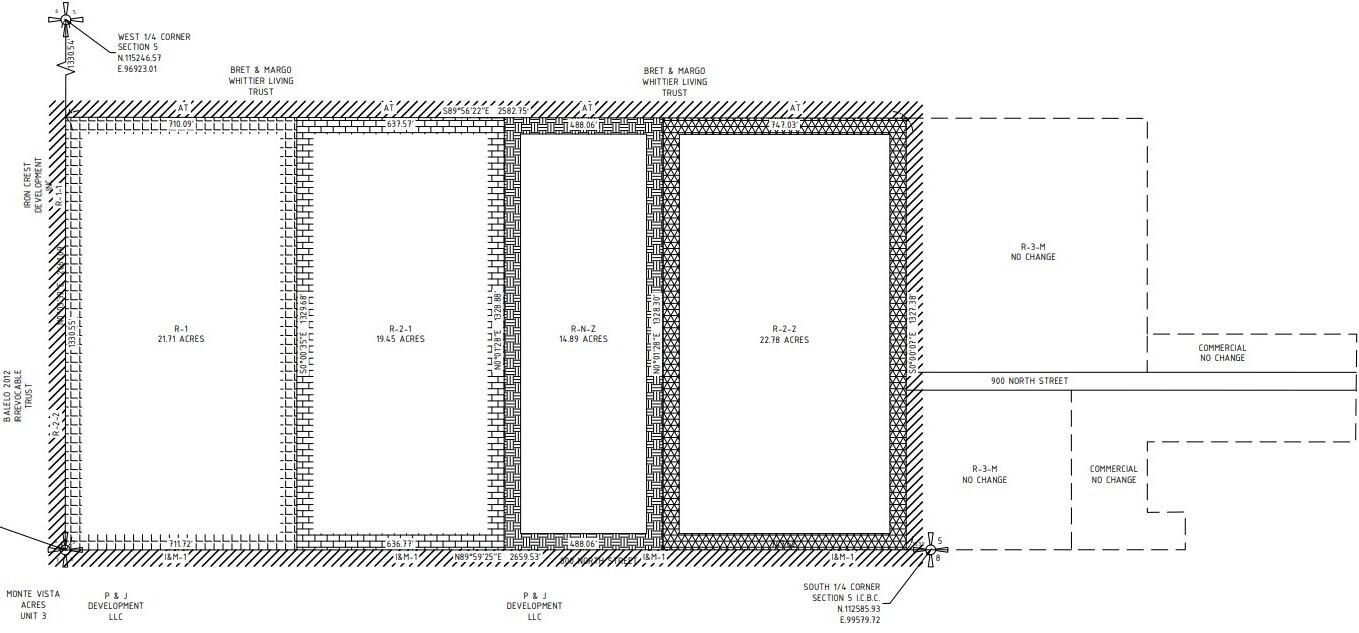 Development opportunity! Should be able to fit up to 75 units which consists of 14.89 acres and is zoned RNZ (3500 sq ft single family home lots). This is the first zoning of its kind in Cedar City! Total water included is 10.53 Acre Feet and that has already been deeded to Cedar City. The parcel has paved road access, water, sewer, electric and gas utilities stubbed to the parcel. Parcel included is B-1885-0025-0000. In the photos, this listing is the parcel outlined in red. Priced to sell, don't delay come see today!