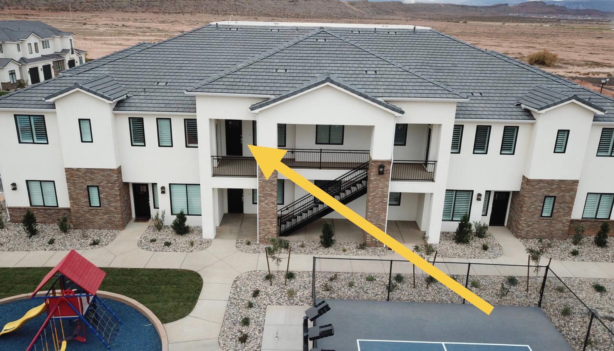 Charming affordable furnished nightly rental or second home! Amazing amenities such as pickleball courts, a fitness center, children's playground, spa and year round heated pool! Yep...RV parking too! Look at this gorgeous condo well designed with beautifully selected colors and decor throughout! Proximity to gorgeous Sand Hollow state park for boating, swimming, 4wheeling and sand dunes next door!