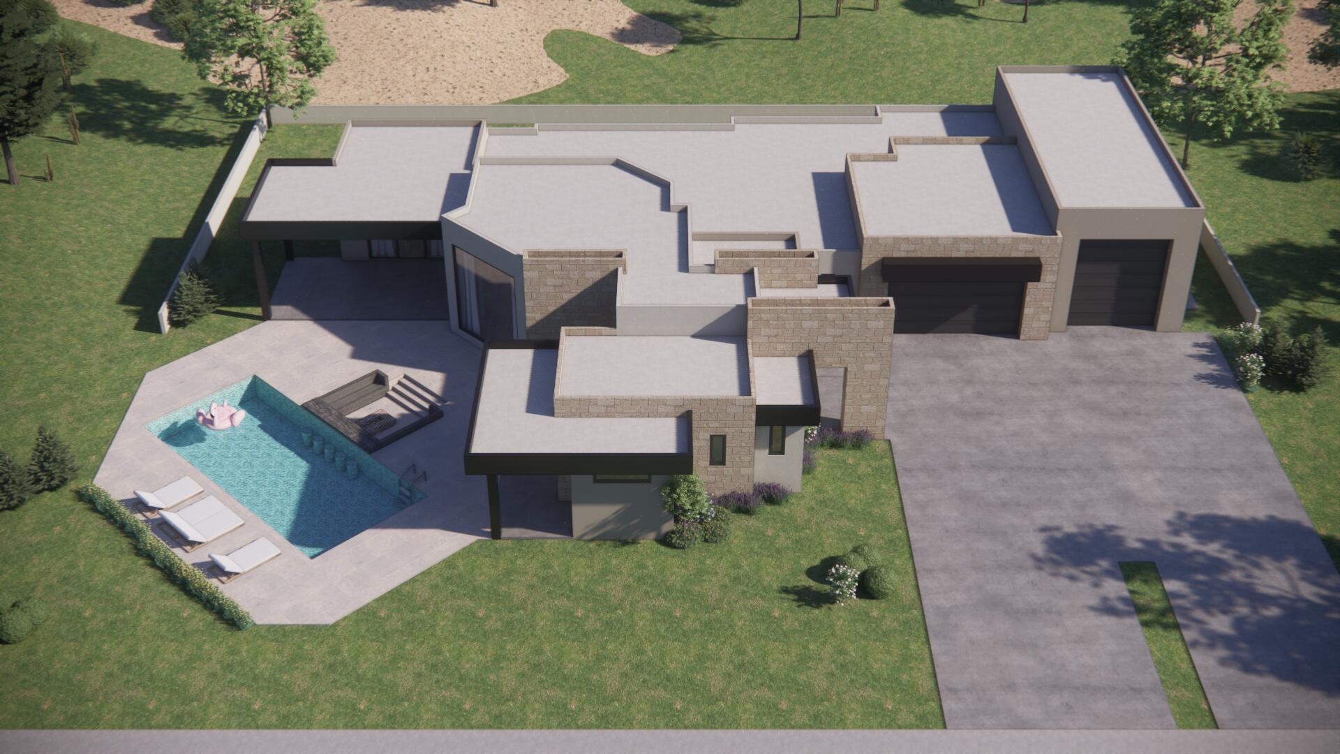 This home is not yet built--buyer may still have input on finishes. Contact agent for details. This new-construction, single-level luxury home sits on an elevated lot at the top of the subdivision, offering beautiful, unobstructed views of the Hurricane Cliffs. This floor plan captures the very best of what the lot has to offer. With 3,326 sq ft. of thoughtfully designed living space, the home will feature a stunning living room and a gourmet kitchen with a full prep kitchen and high end appliances. A guest casita, multiple en-suite bedrooms, a gorgeous pool area, and an oversized RV garage to complete the home. This home is not yet built--buyer may still have input on finishes. Contact agent for details.