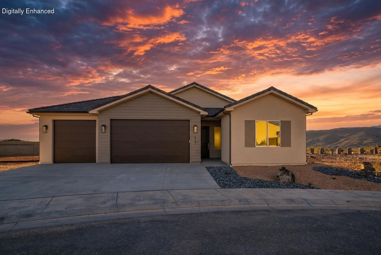 This well-designed home sits on a large lot in an exceptional community. Highlights include a 25' third-car garage, plenty of RV and toy parking on the side of the home as well,12' vaulted ceilings, and an oversized kitchen island perfect for gathering and entertaining. Finishes include quartz countertops, luxury vinyl plank flooring, and a spacious primary bathroom with a fully tiled walk-in shower. Ample space for RV parking and outdoor living makes this home a great fit for a variety of lifestyles. Don't miss this opportunity. Please note: This home is currently being built. Select photos have been taken from previous built plan virtually staged to show furniture scale and layout possibilities.