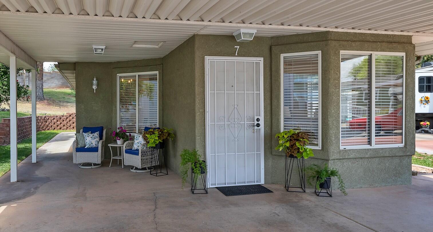 Welcome to this beautifully remodeled home, perfectly situated on one of the largest lots in the desirable 55 plus Rio Virgin Estates community. This move-in ready property features brand new flooring throughout, with a newly installed tub/shower, offering a fresh & modern feel from the moment you step inside. WIth newer appliances, adding both style & convenience to your everyday living. Enjoy the peaceful surroundings of Rio Virgin Estates, ideally located next to the scenic Virgin River & the nearby biking & walking trail--perfect for outdoor enthusiasts. The community offers low HOA fees, which include access to an indoor pool, recreation room, park, & water service, making this home as practical as it is charming. Don't miss this opportunity to own a beautifully updated home in a prime location with exceptional amenities!