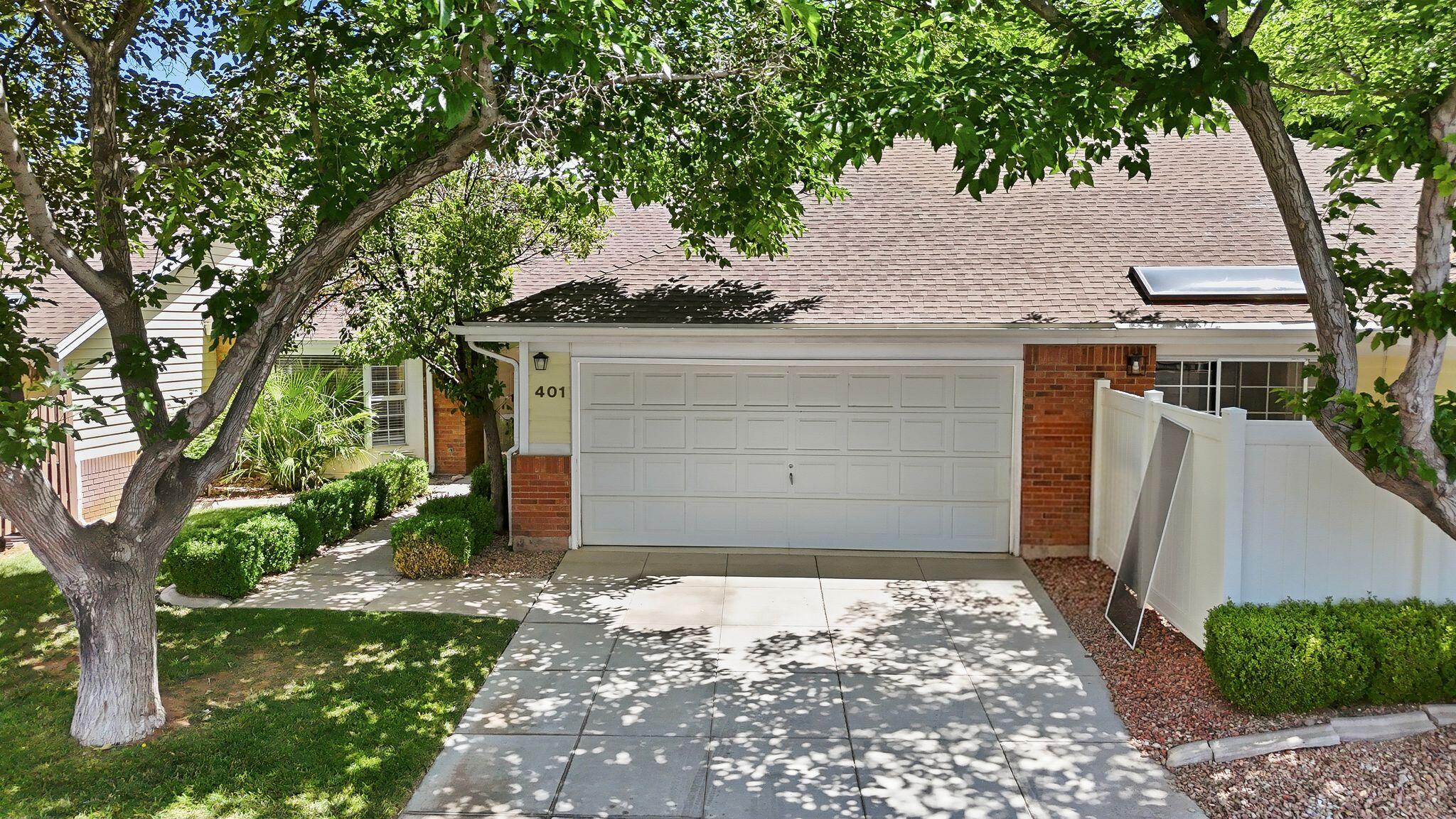 Beautifully maintained Canyon View townhouse offering 2 bedrooms, 2 bathrooms, plus a versatile office/den that could easily serve as a third bedroom. Pride of ownership is evident throughout this move-in-ready home featuring new flooring, fresh paint, updated kitchen countertops, appliances including oven, microwave, dishwasher, sink and faucets, , updated bathroom countertops, and a newly remodeled guest bathroom shower.
The functional floor plan provides comfortable living space with abundant natural light and a welcoming atmosphere. The oversized 2-car garage includes an extra-deep parking bay, providing valuable space for larger vehicles, storage, a workshop area, or outdoor recreation equipment.
Located in the desirable Canyon View community, this home is surrounded by mature trees, beautifully maintained grounds, and attractive brick exteriors that contribute to the neighborhood's timeless appeal. Built in 1985, Canyon View is known for its quiet setting, well-kept common areas, and convenient location.
The HOA offers exceptional value at just $275 per month and includes common area maintenance, exterior building insurance, exterior building maintenance, roof maintenance, private roads, full yard maintenance, and access to community amenities including a swimming pool and hot tub.
Conveniently located near Sunset Boulevard, you'll enjoy quick access to shopping, restaurants, grocery stores, medical facilities, parks, walking trails, and many of St. George's most popular amenities. Whether you're looking for a full-time residence, seasonal getaway, or low-maintenance investment property, this meticulously cared-for home offers comfort, convenience, and exceptional value in one of St. George's established communities.
